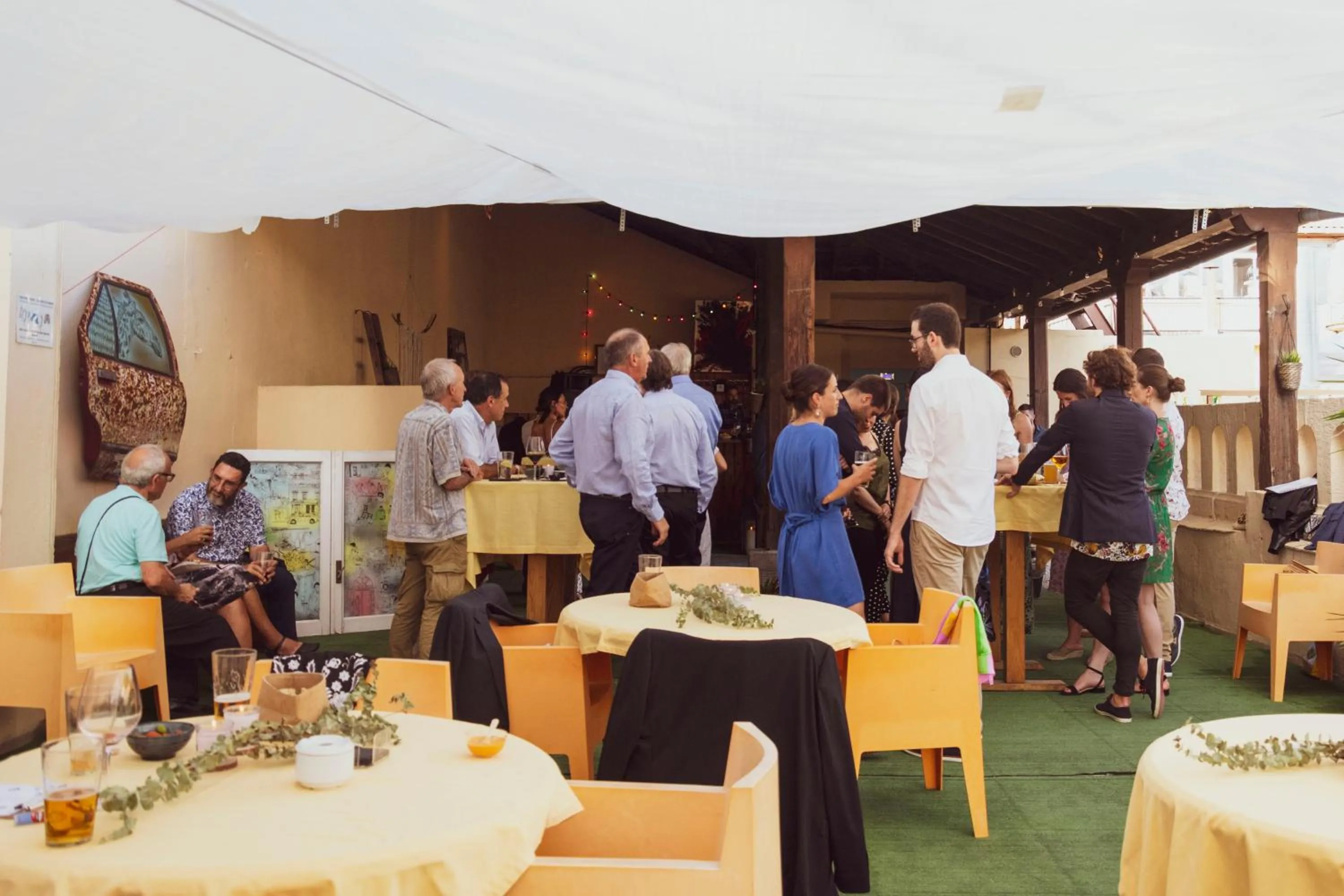 Balcony/Terrace in A Room In The City Hostel