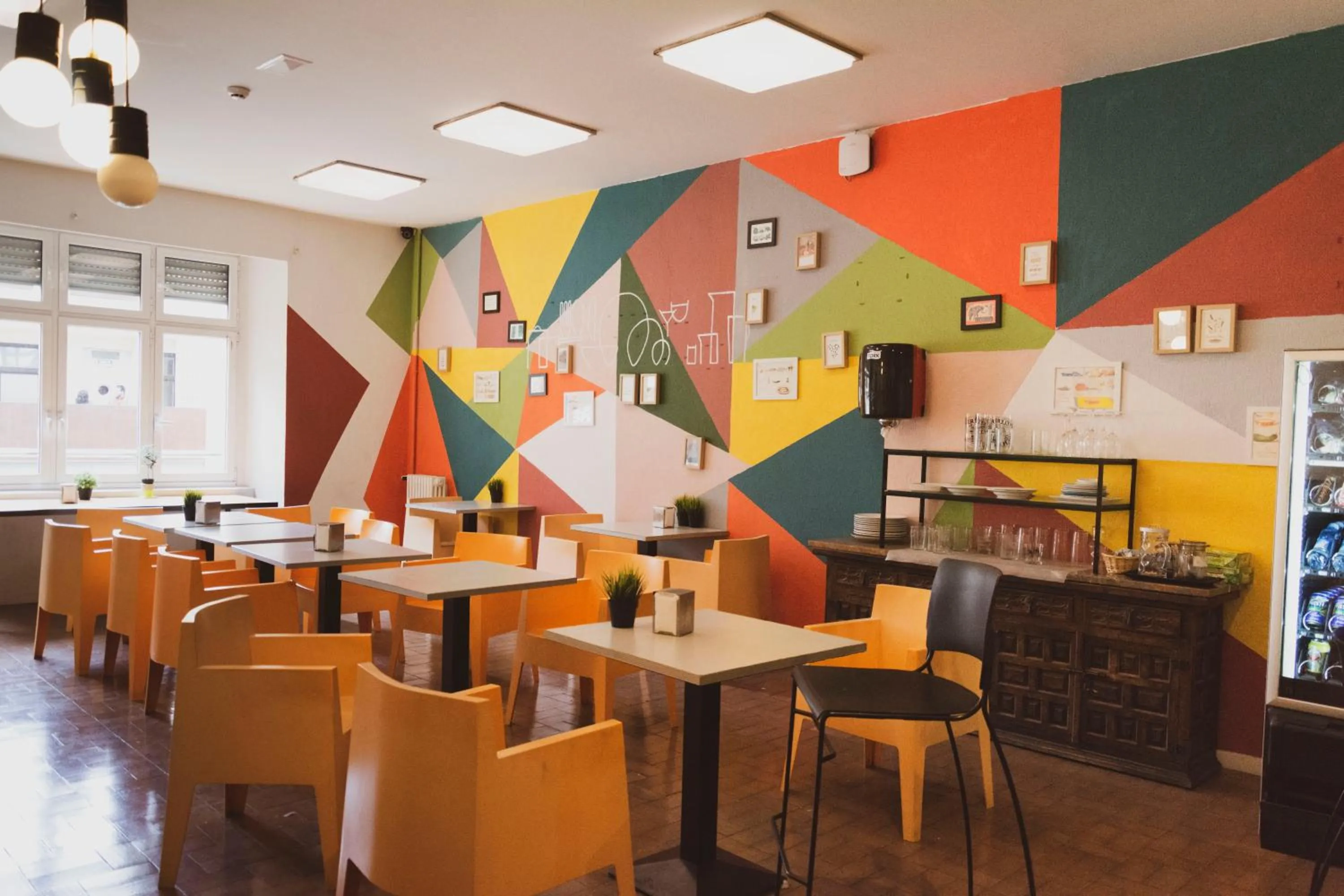 Communal kitchen in A Room In The City Hostel