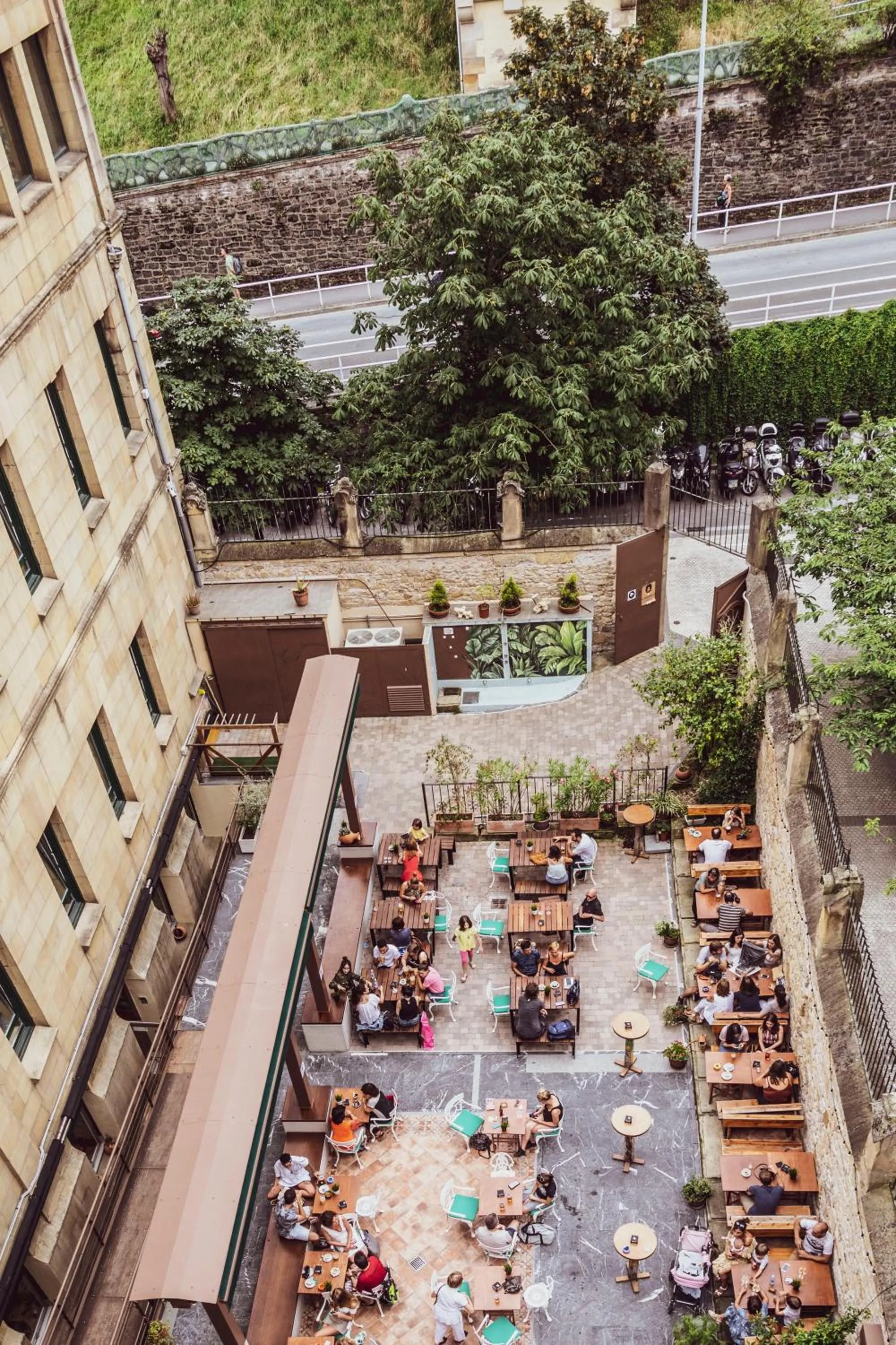 Bird's eye view in A Room In The City Hostel
