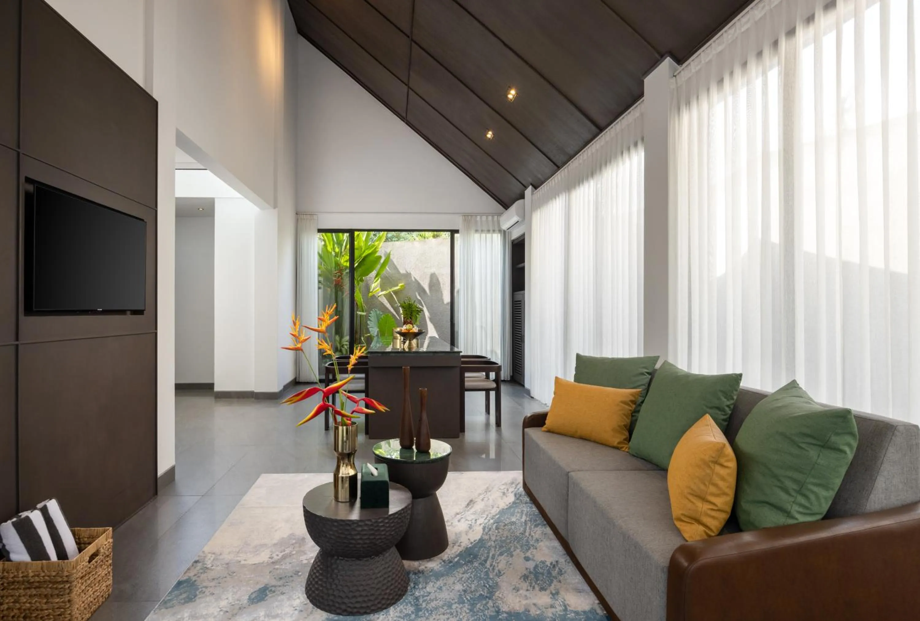 Seating area in Quenzo Beach Resort