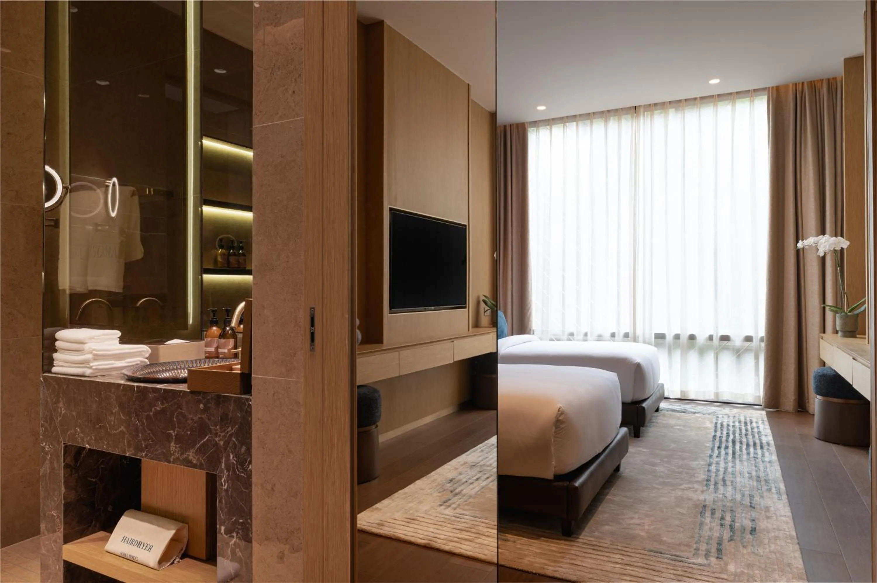 Bed in SOMA HOTEL Riverside