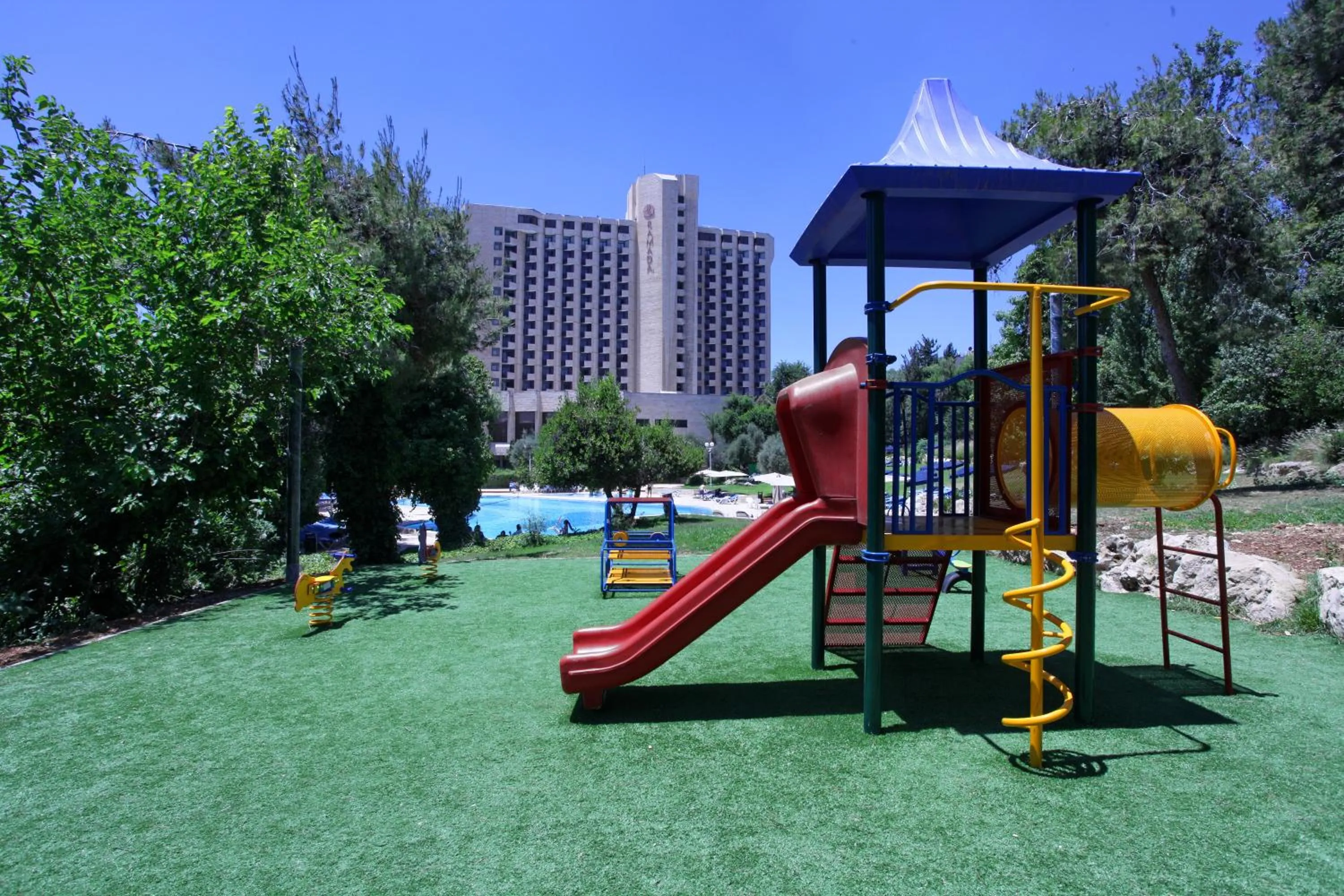 Children play ground in Ramada Jerusalem Hotel