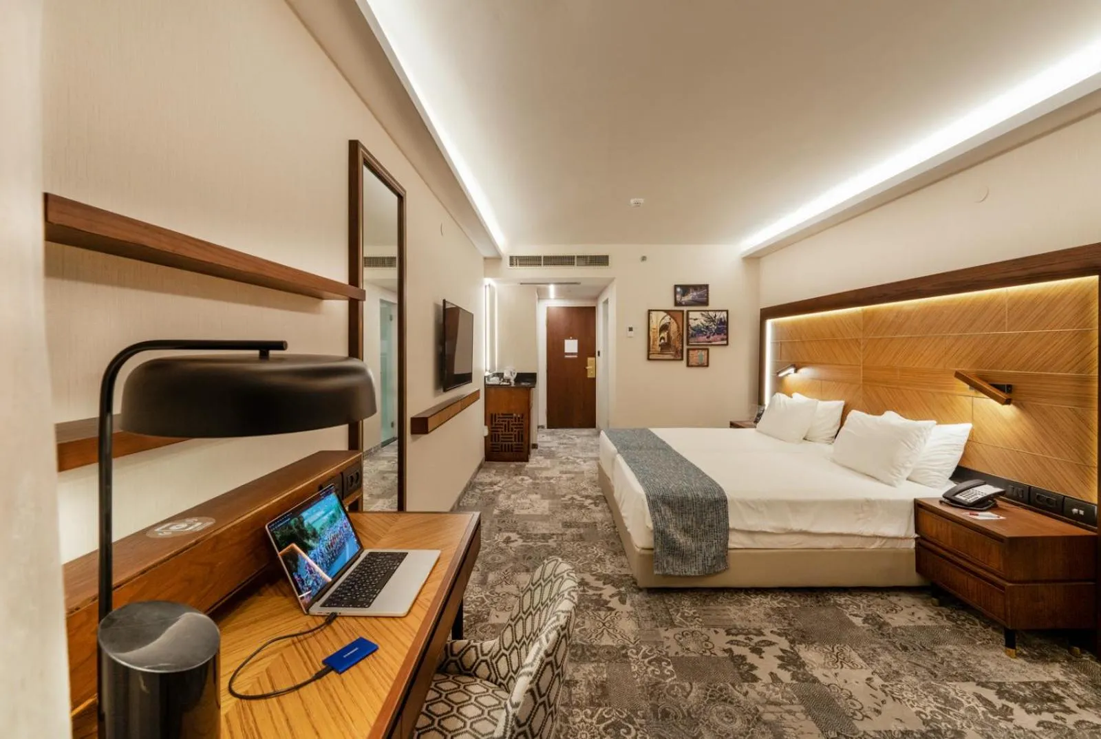 Bed in Ramada Jerusalem Hotel