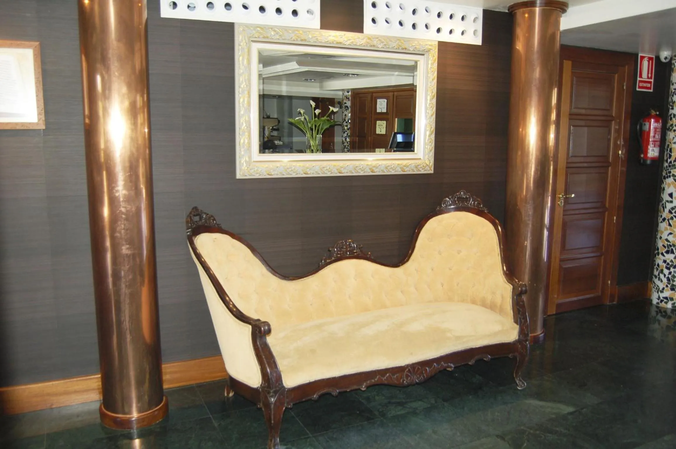 Seating area in Hotel La Casona de Lupa
