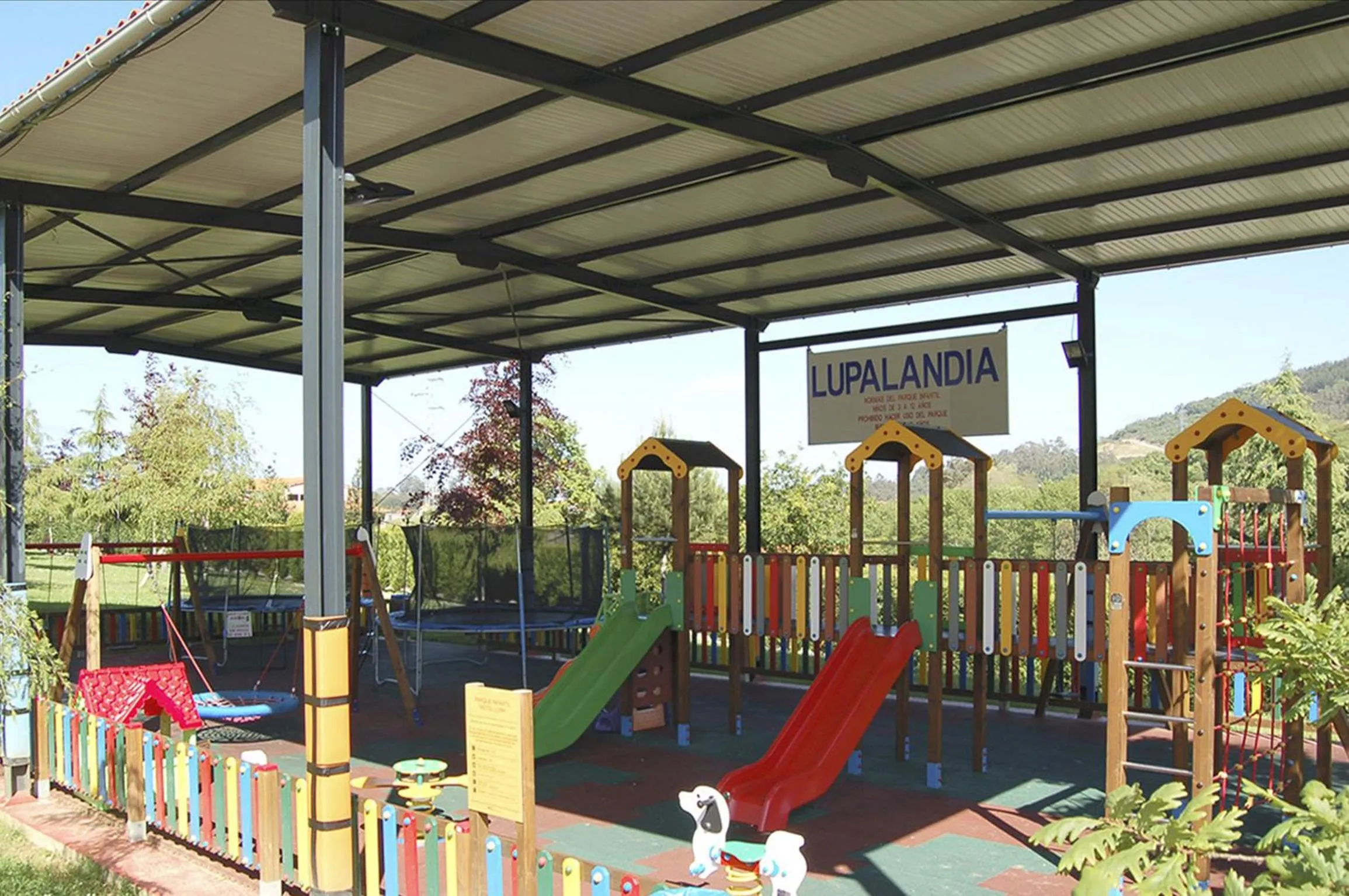 Children play ground in Hotel La Casona de Lupa