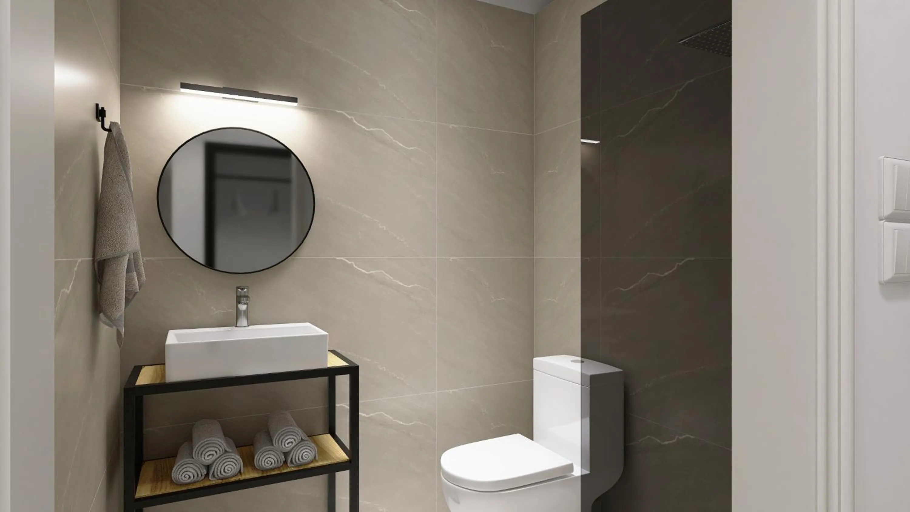 Bathroom in Pounda Resort Paros, a member of Radisson Individuals