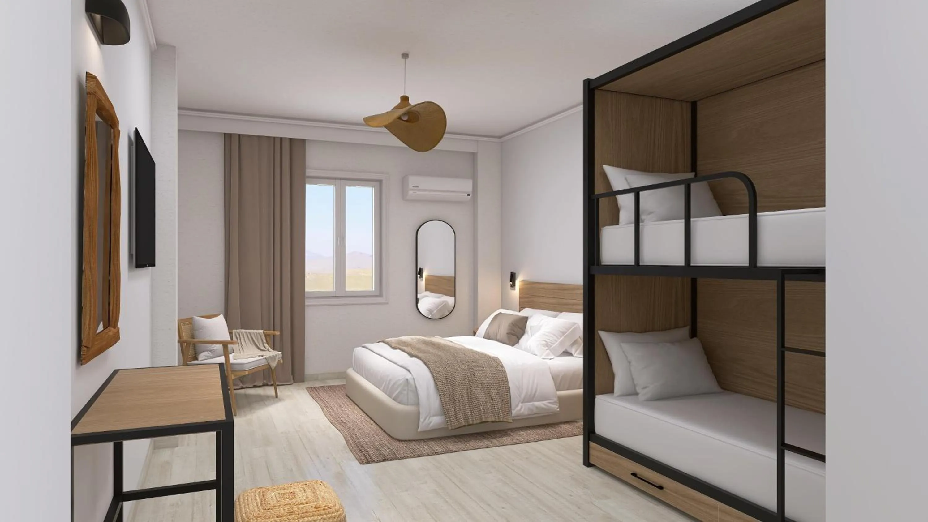 Photo of the whole room, Bed in Pounda Resort Paros, a member of Radisson Individuals