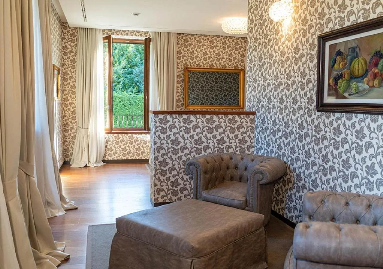 Living room in Villa Lario Resort Mandello