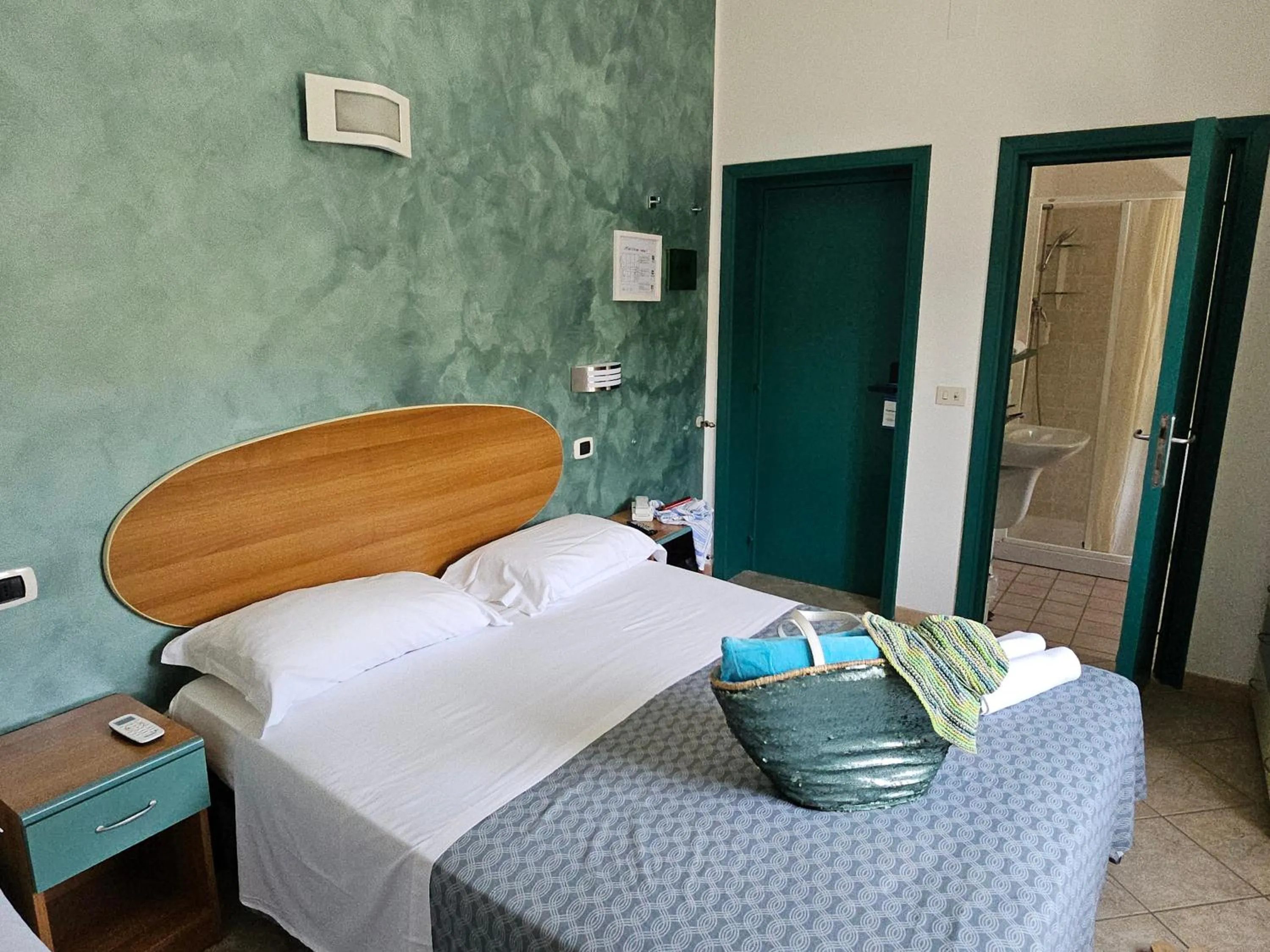 Bed in Hotel Cerrano