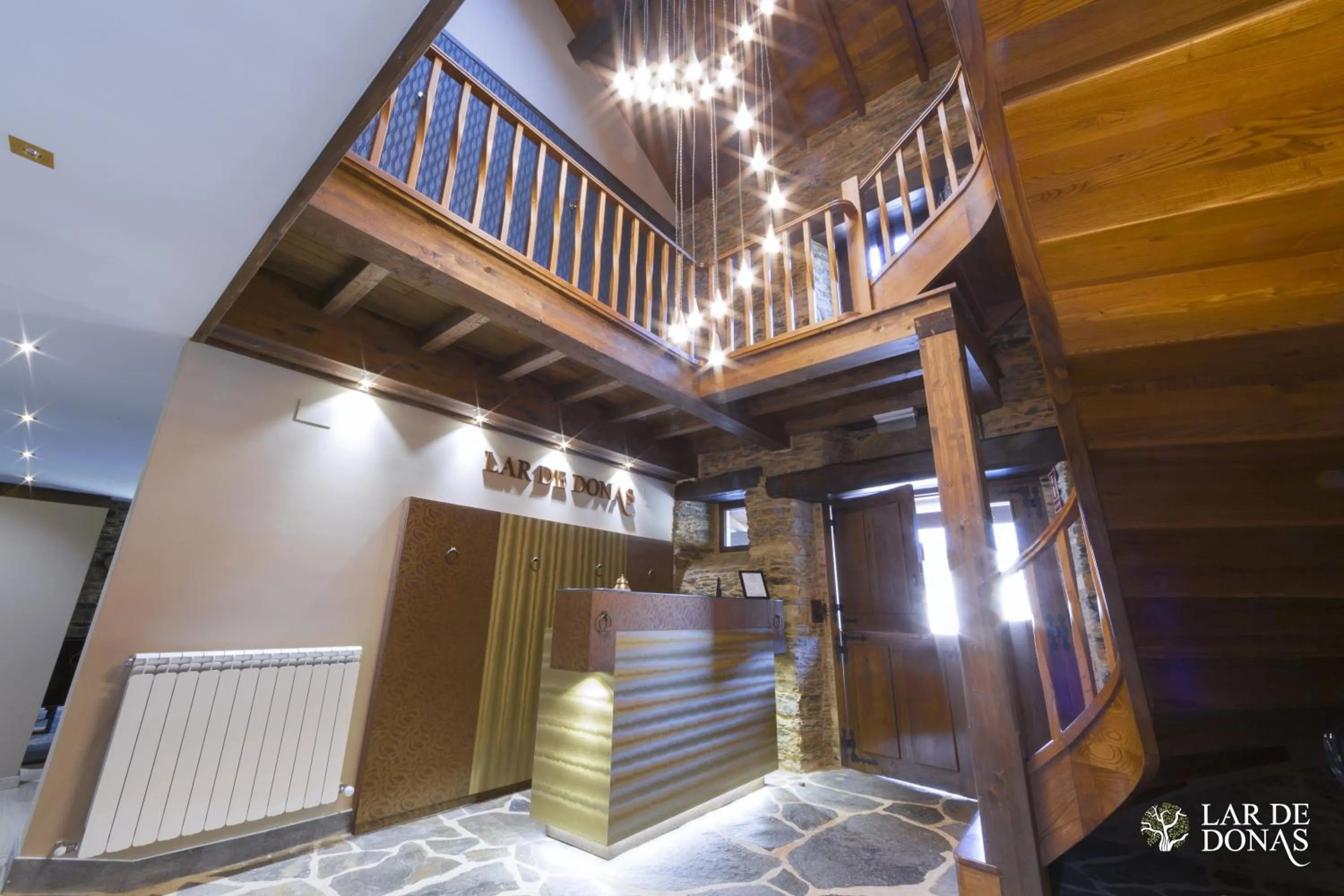 Lobby or reception in Lar de Donas