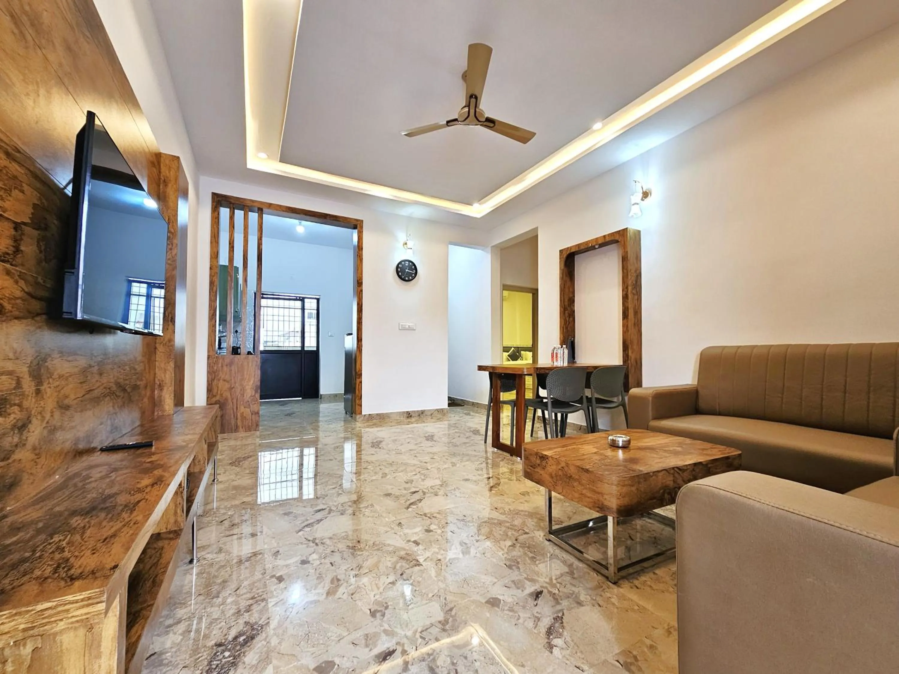 Seating area in City Service Apartment