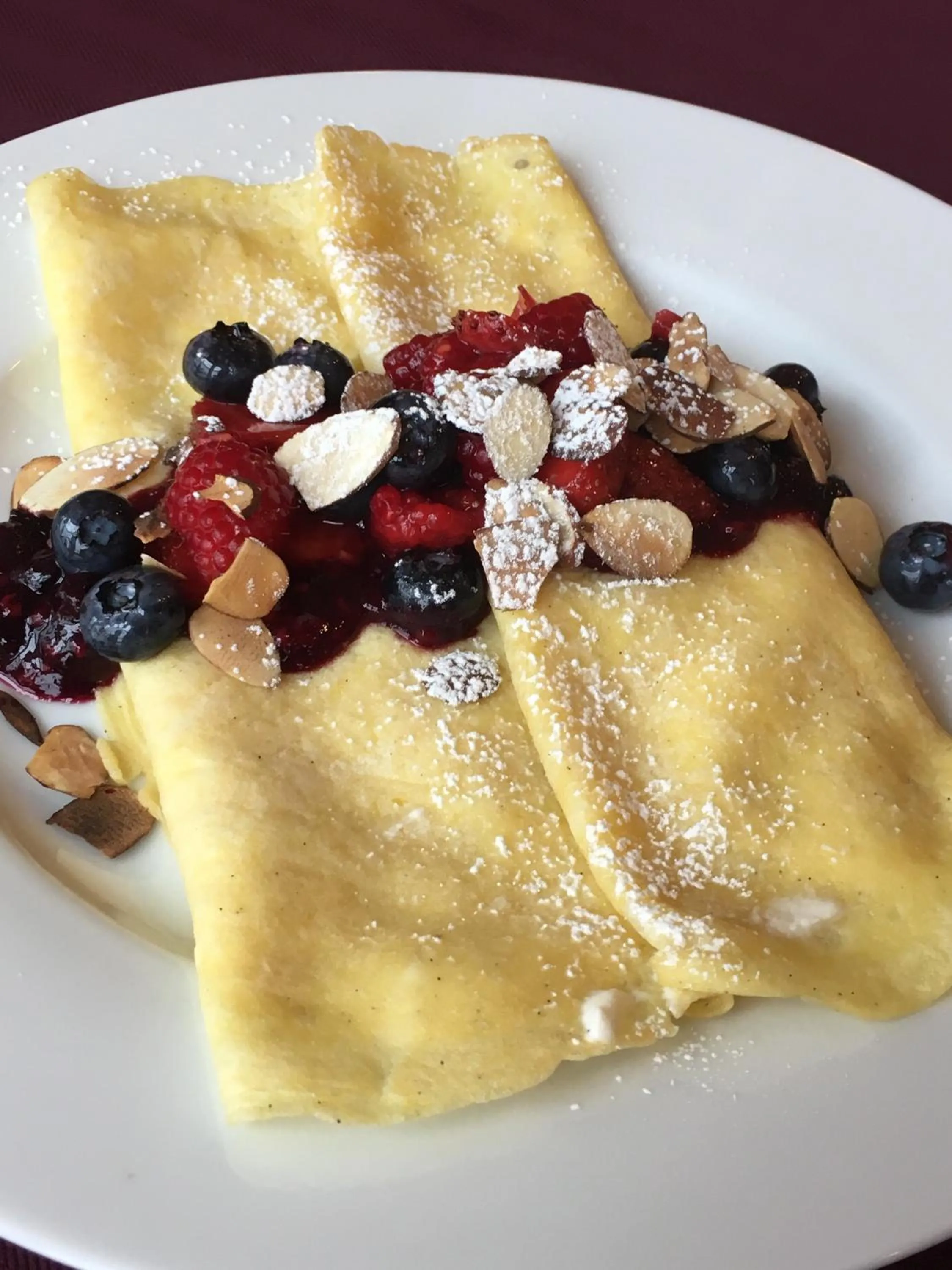 American breakfast in La Bastide Bed and Breakfast