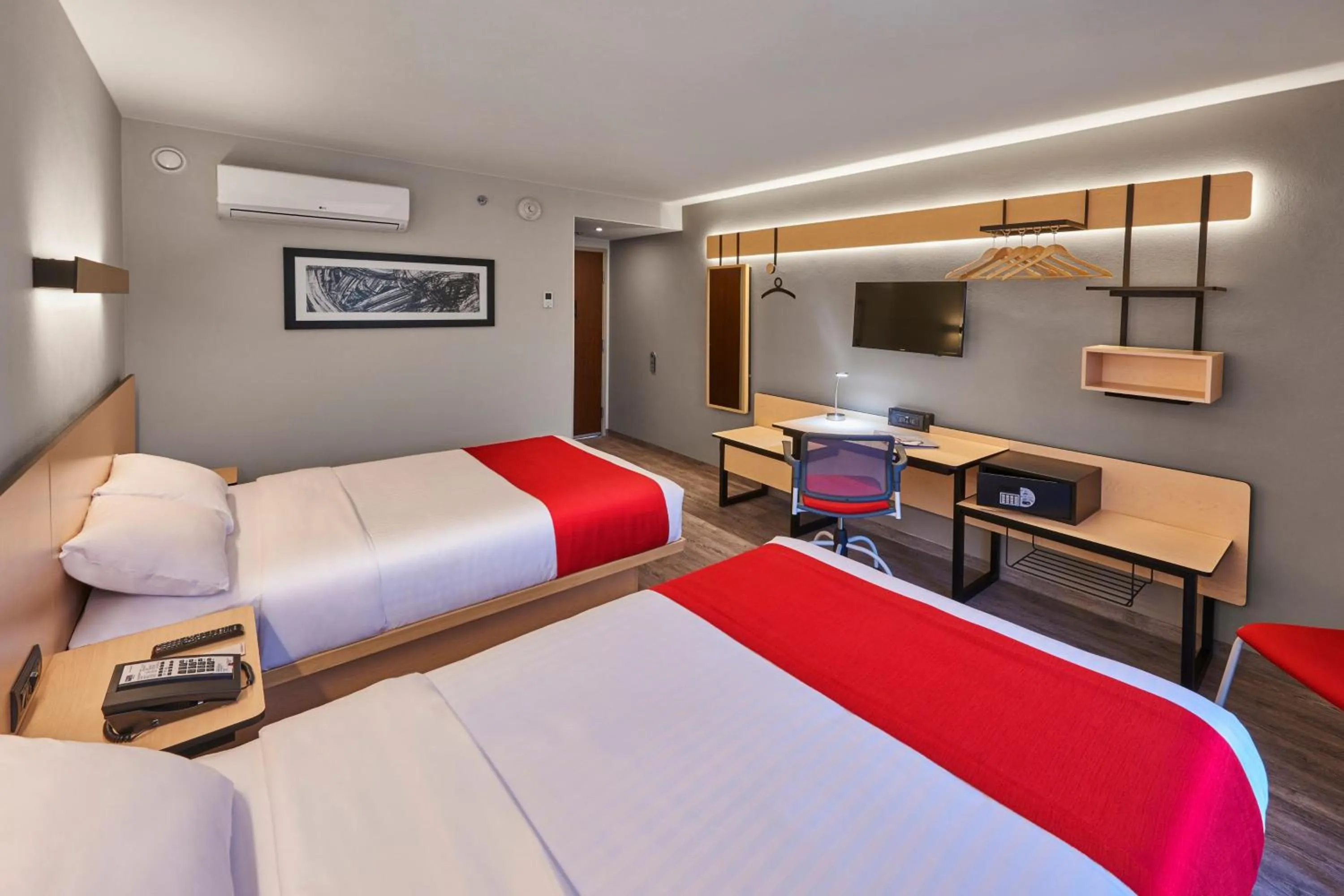 Bedroom, Bed in City Express Plus by Marriott Guadalajara Palomar