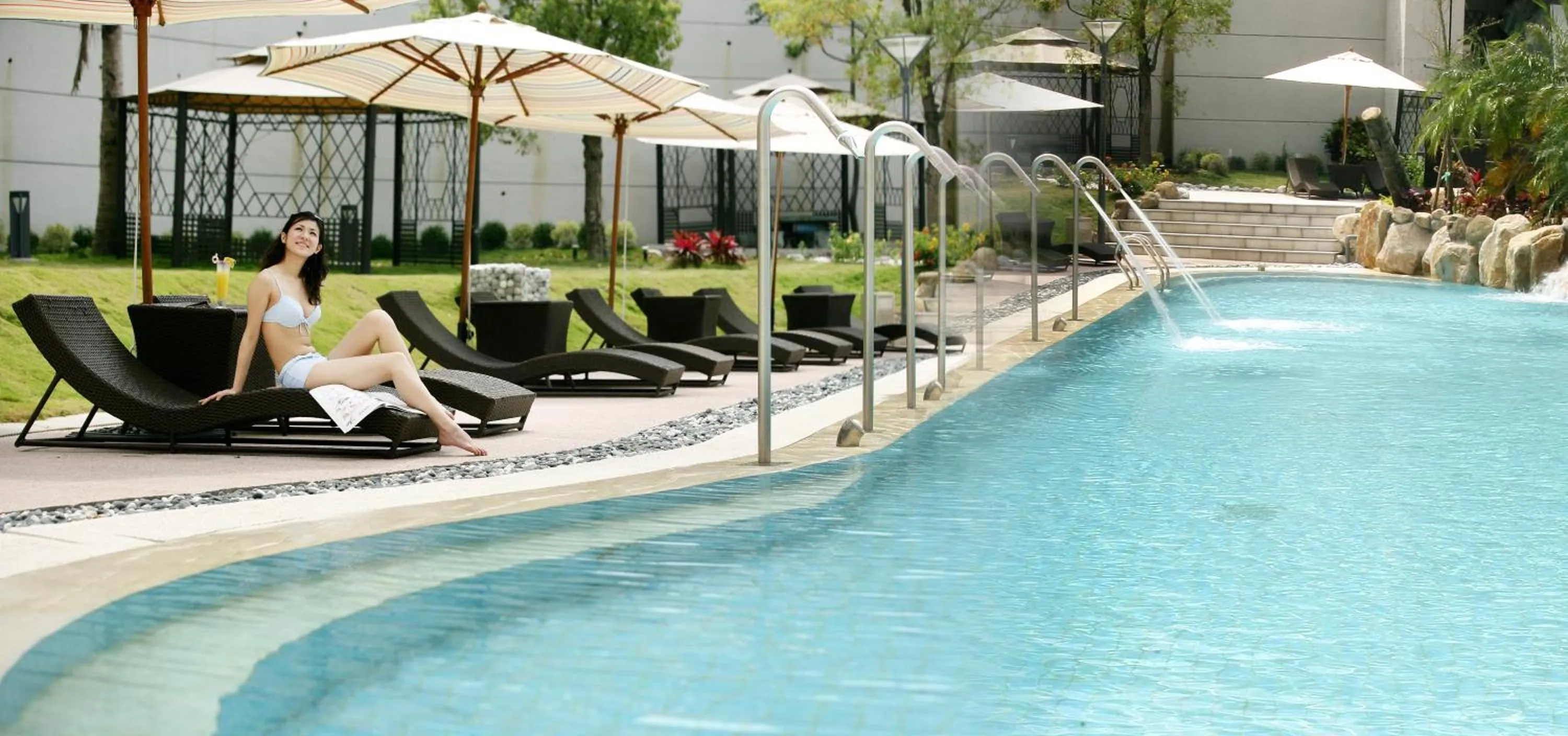 Swimming pool in Le Beau Max Resort