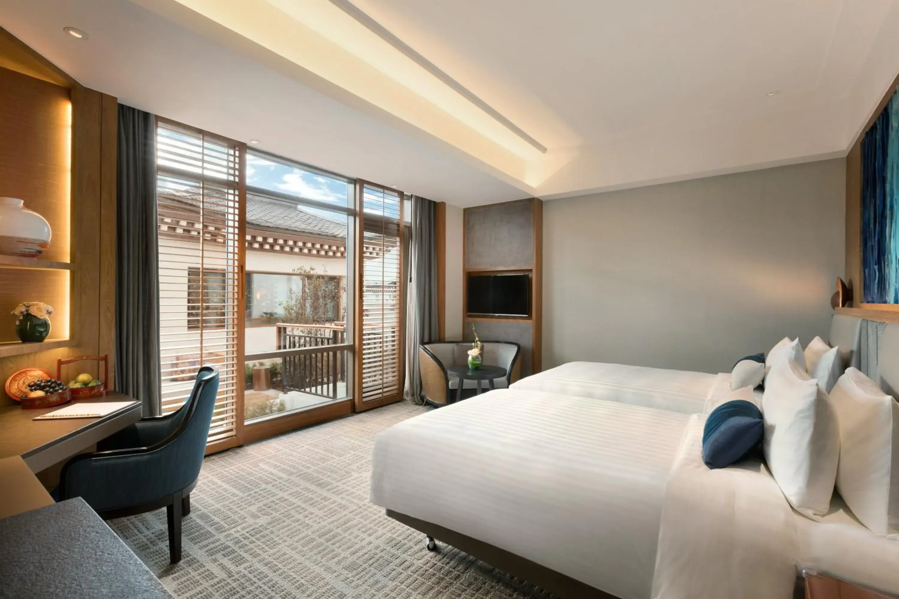 Executive Twin Room with Balcony in Shangri-La Resort Shangri-La Executive Twin Room with Balcony in Shangri-La Resort Shangri-La