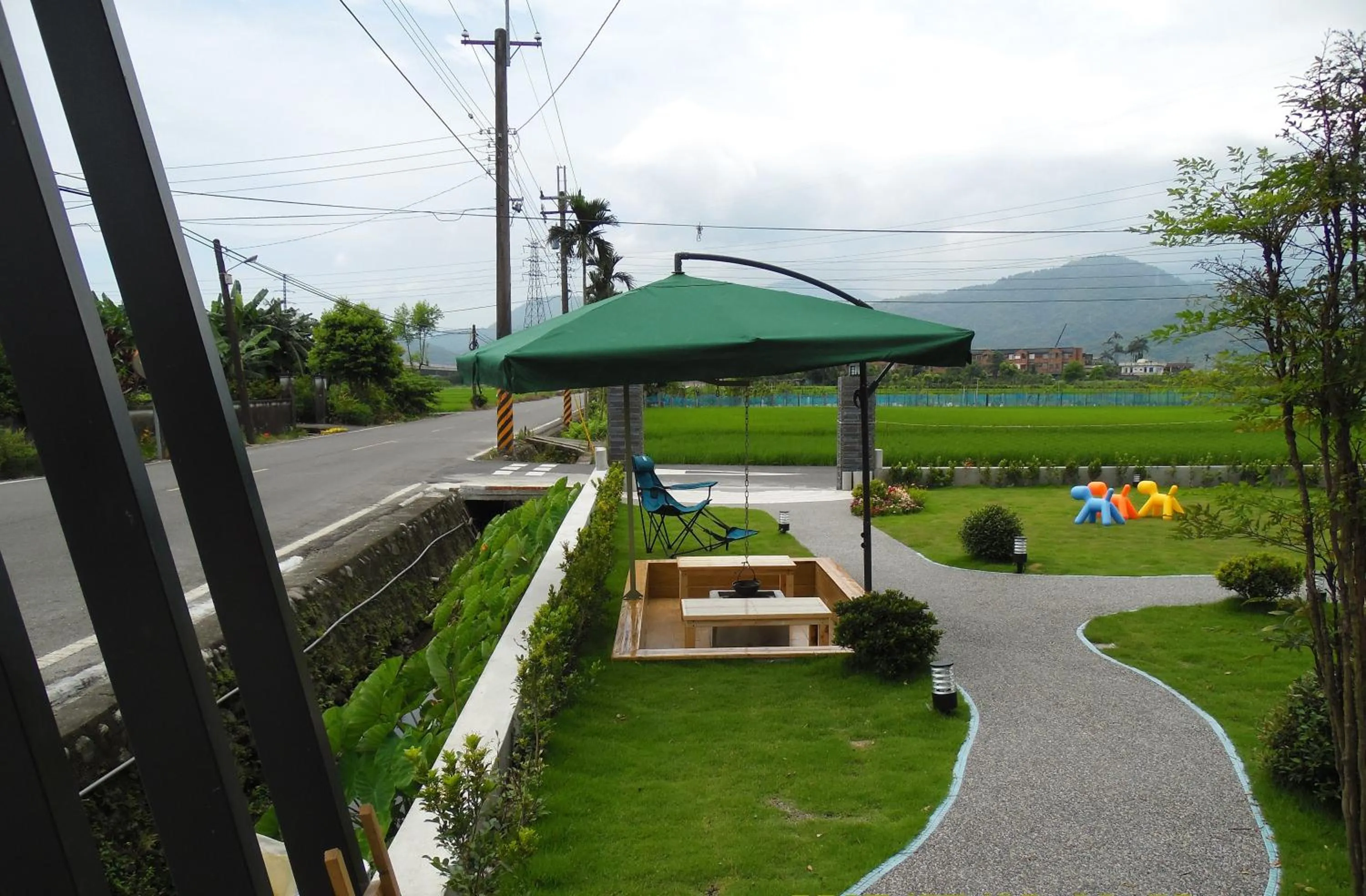 Decorative detail in Footprint Garden B&B