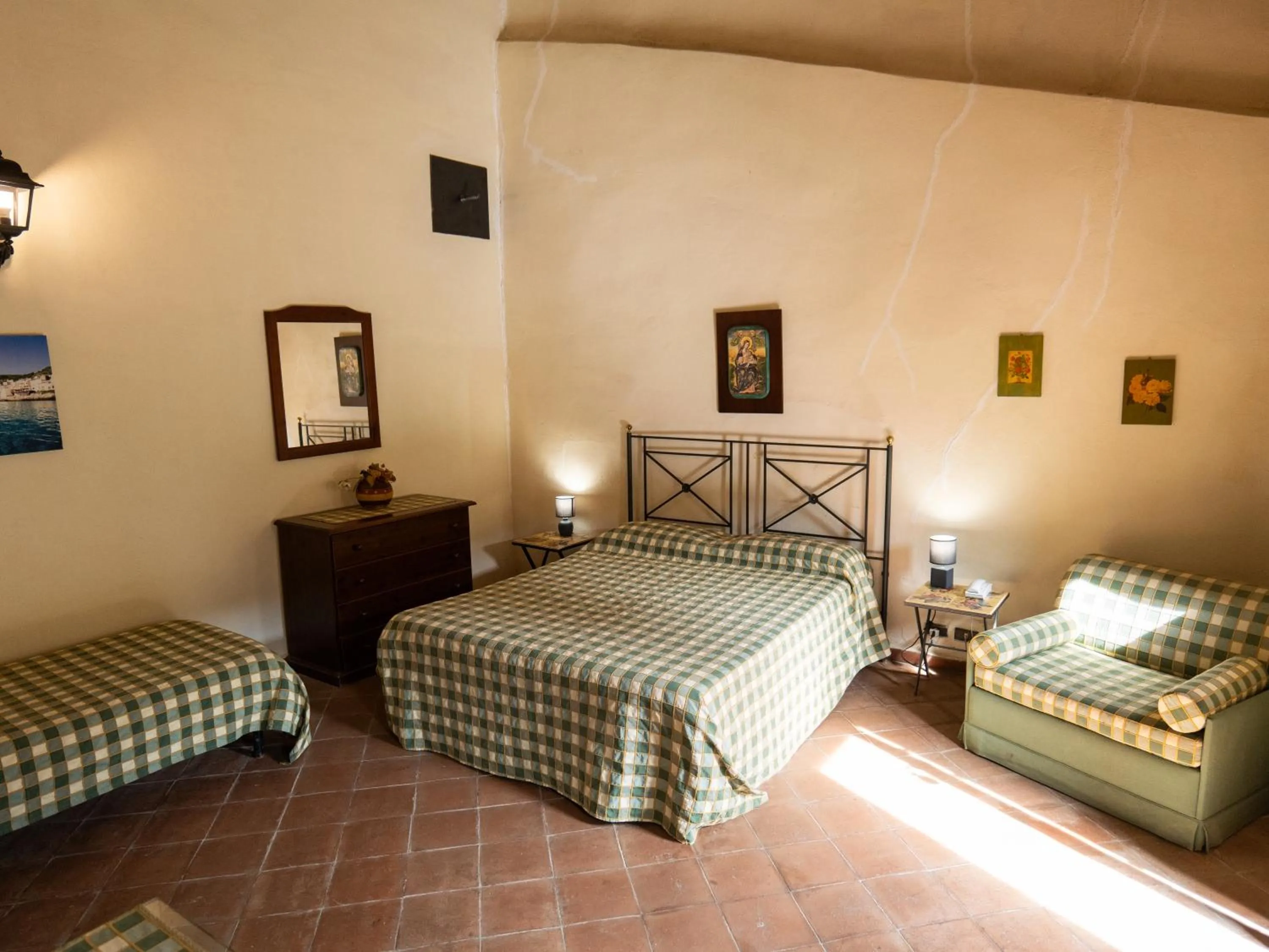 Bed in Agriturismo Baglio Fontana