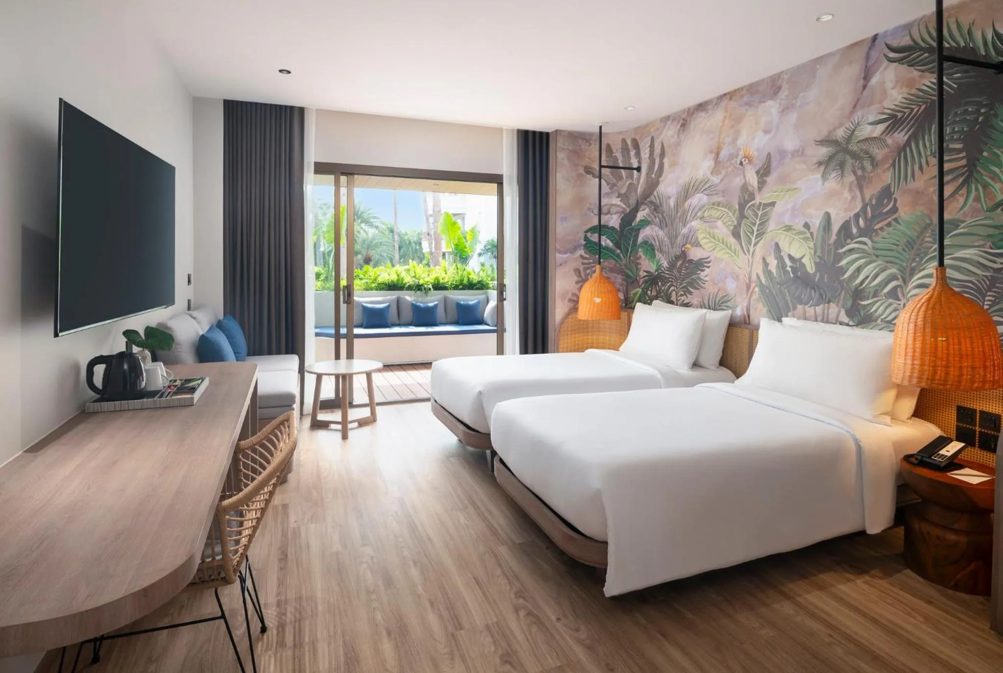 Photo of the whole room, Bed in Amari Bangsaen