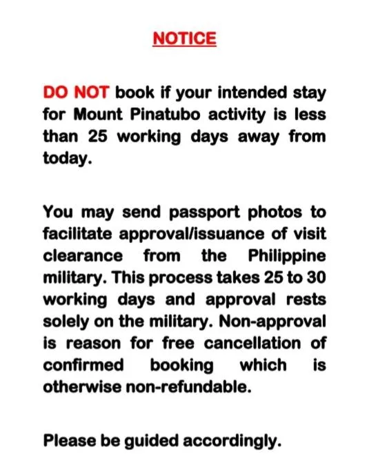 Mount Pinatubo Base Camp at CASA HERMOGINA