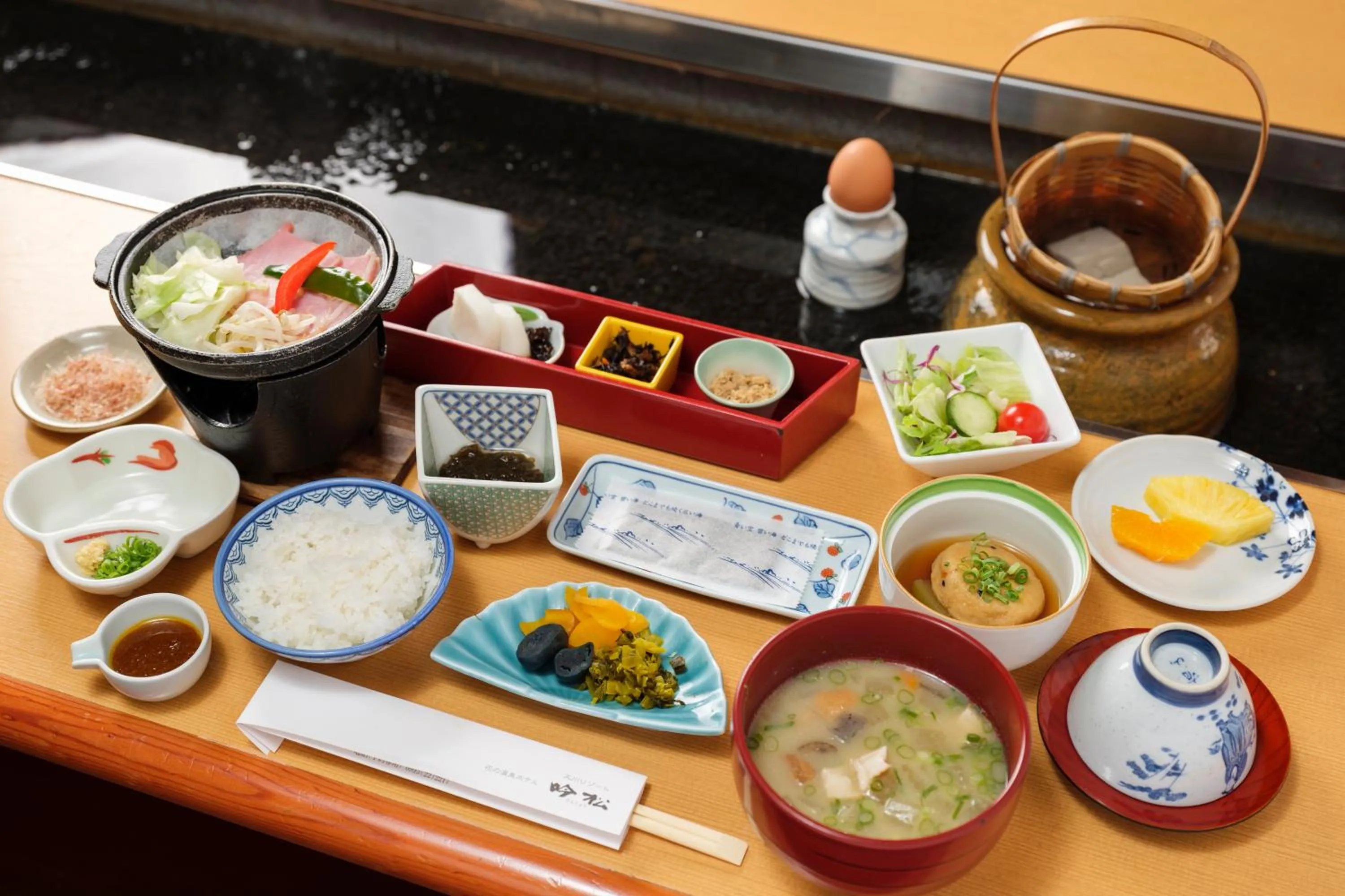 Breakfast in Fufurotenburonoyado Ginsyou