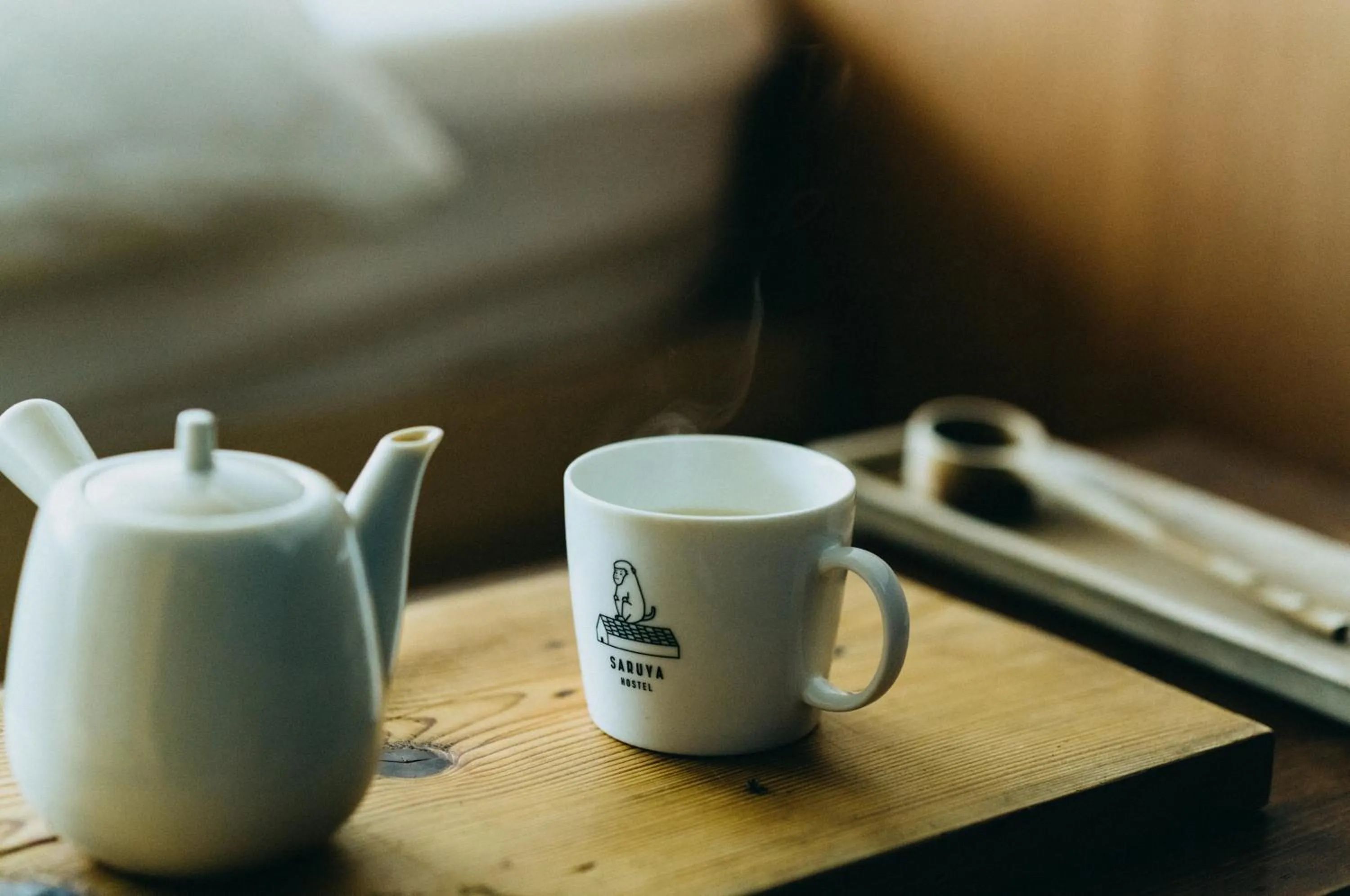 Communal lounge/ TV room in Hostel Saruya