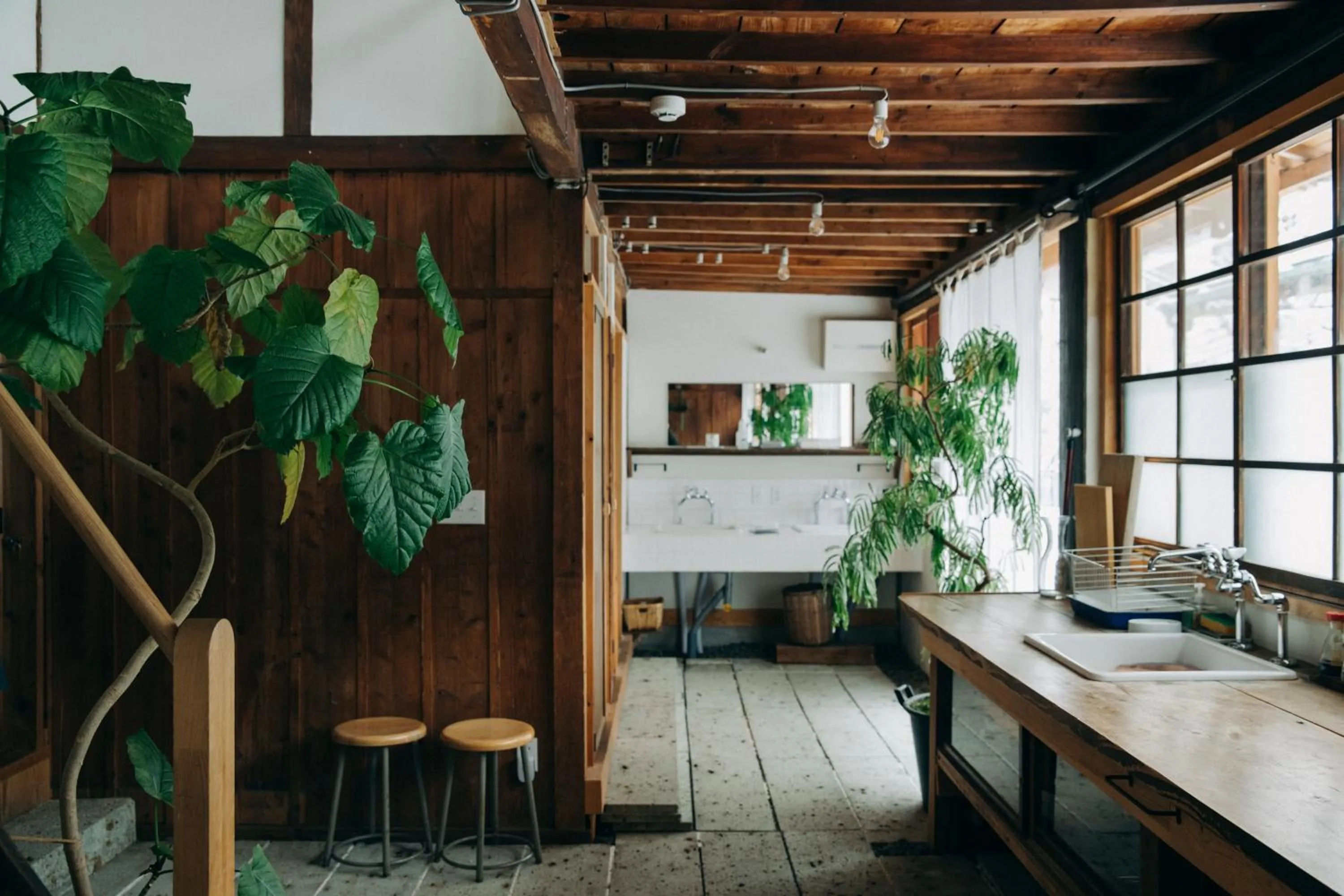 Living room in Hostel Saruya
