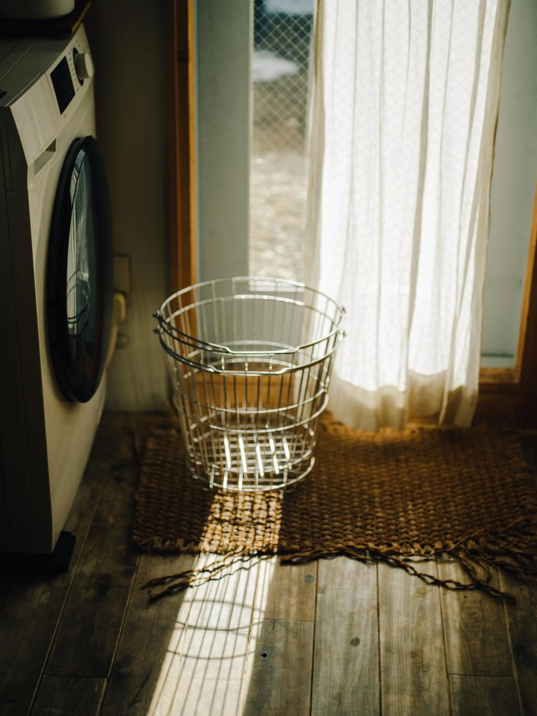 washing machine in Hostel Saruya