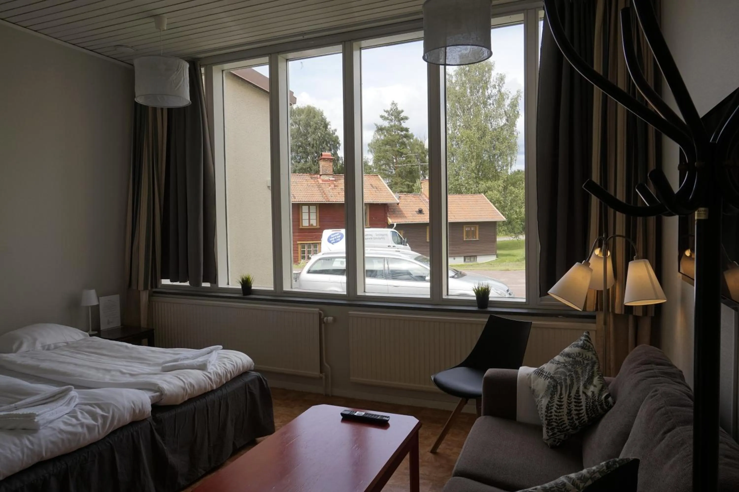 Bed in Kristinebergs Bed & Breakfast