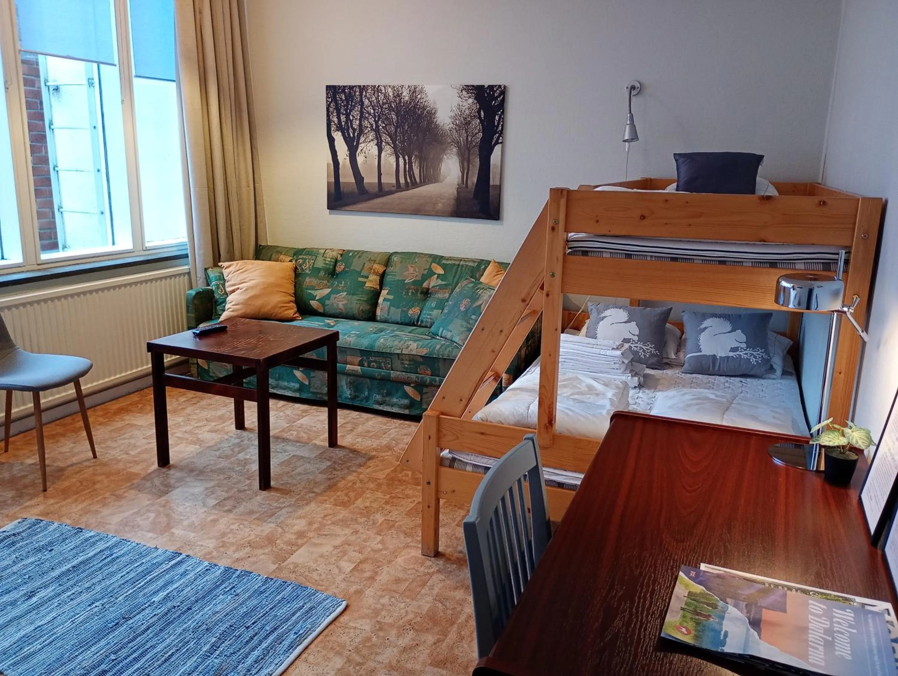 Bed in Kristinebergs Bed & Breakfast