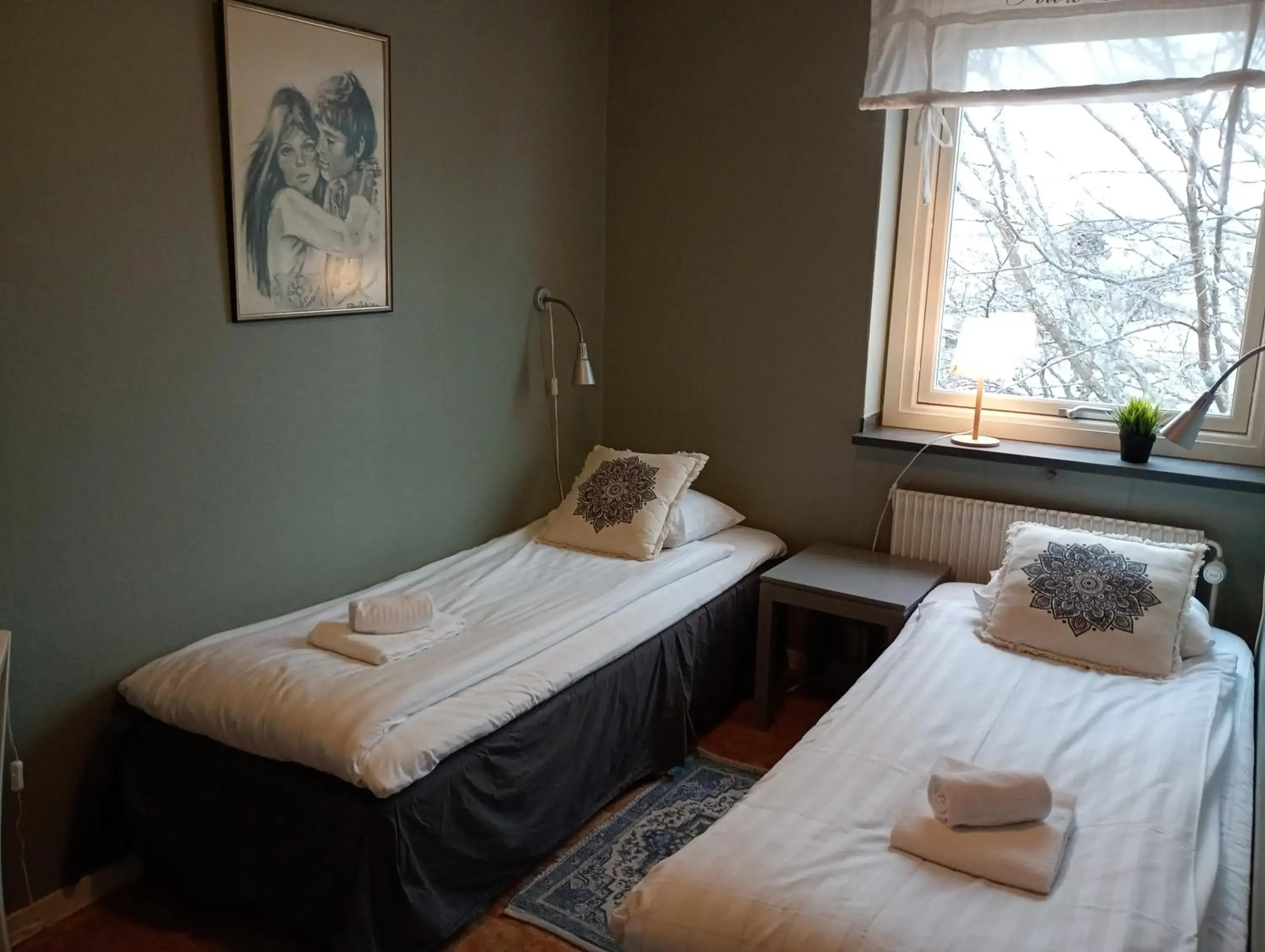 Small Twin Room - single occupancy in Kristinebergs Bed & Breakfast Small Twin Room - single occupancy in Kristinebergs Bed & Breakfast
