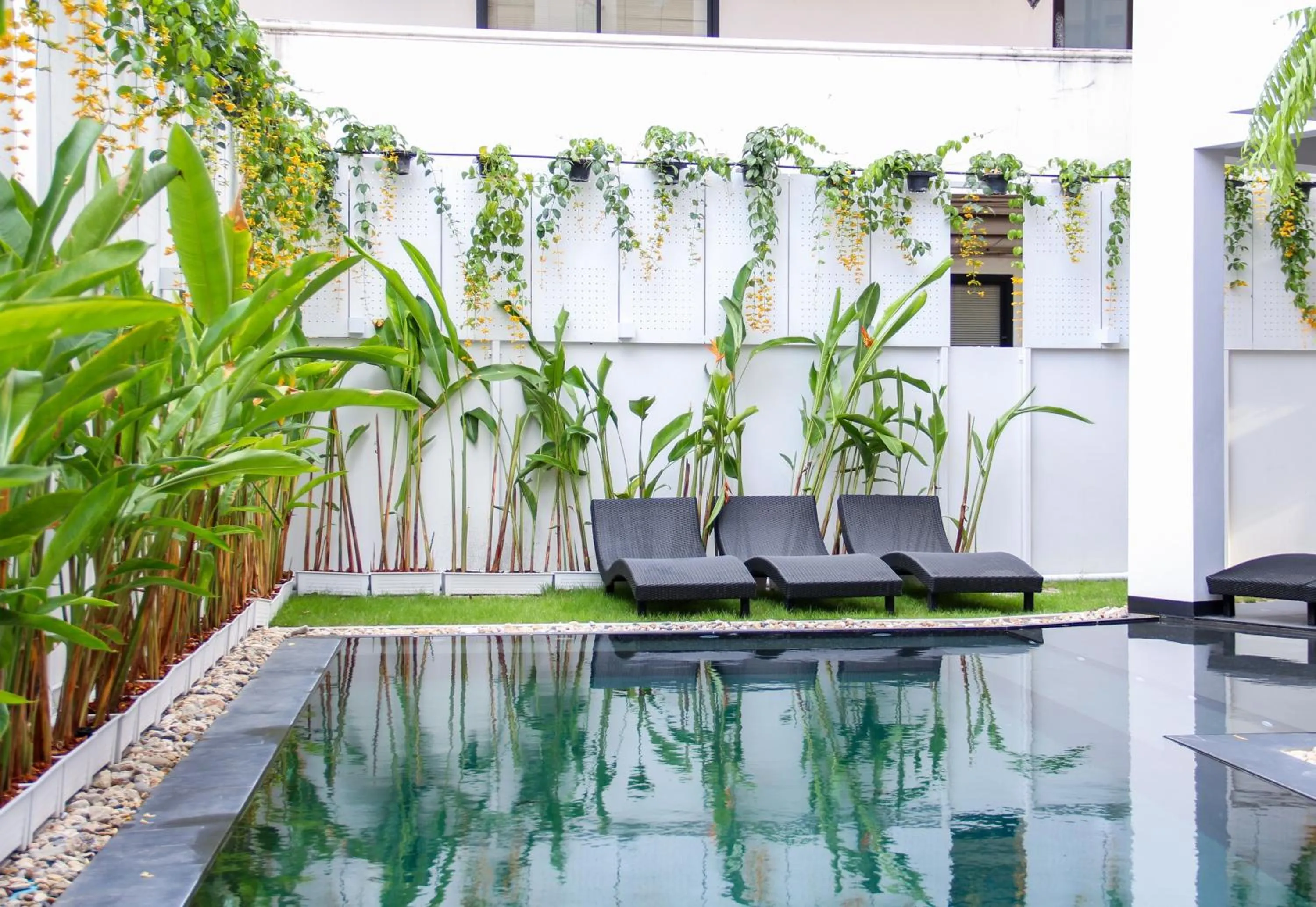 Swimming pool in iThaphae Hotel