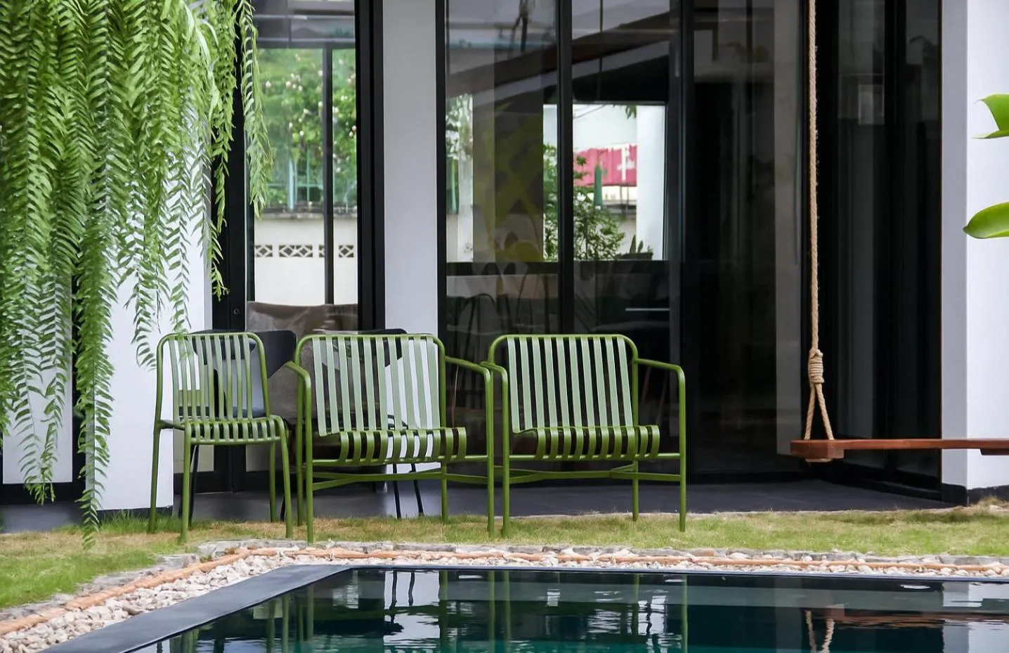 Swimming pool in iThaphae Hotel