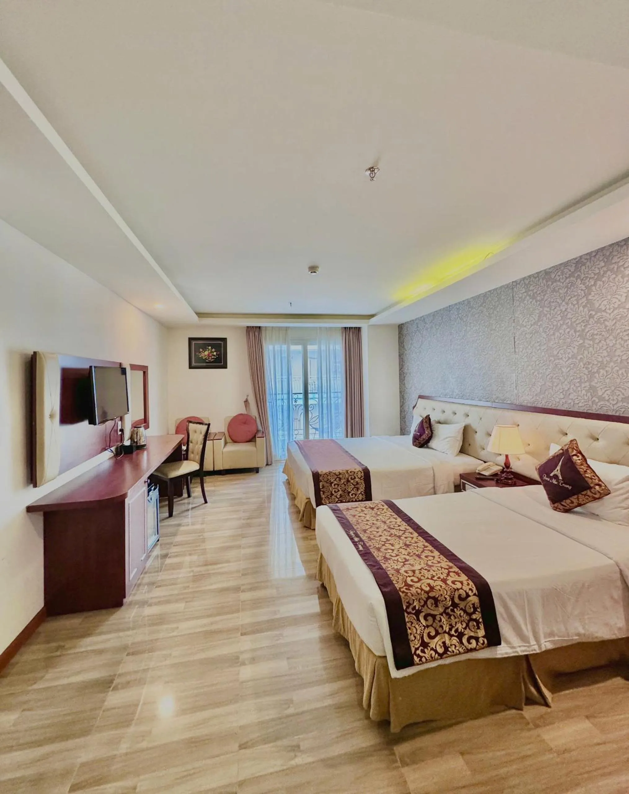 Bedroom, Bed in Paris Luxury Hotel & Apartment Nha Trang