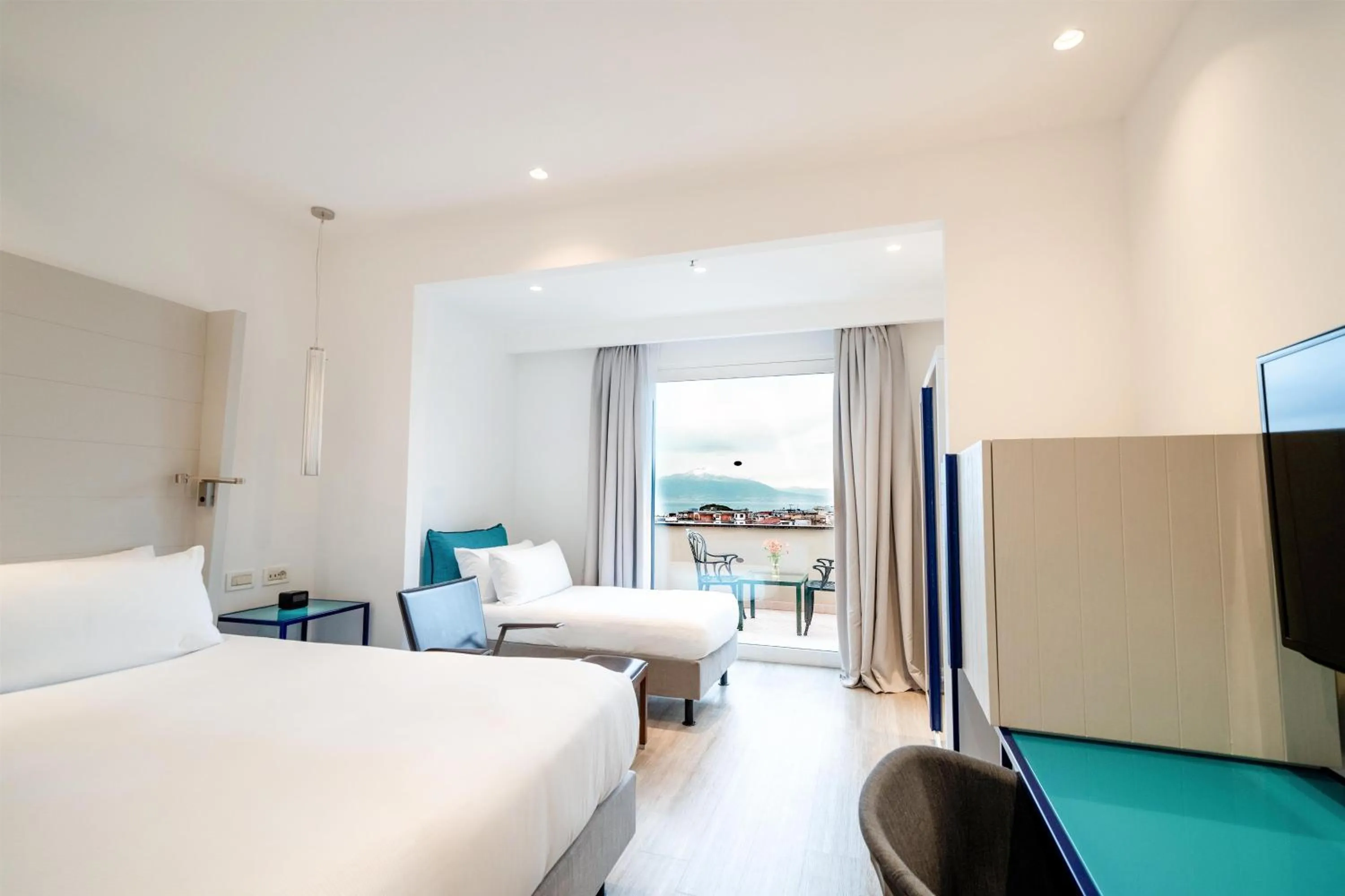 Bed in Hilton Sorrento Palace