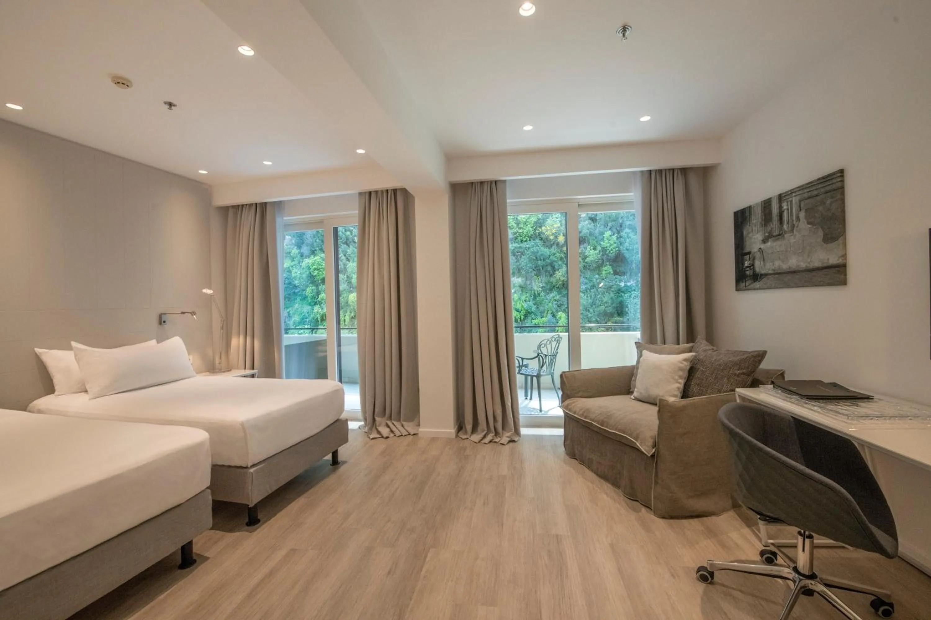 Bed in Hilton Sorrento Palace