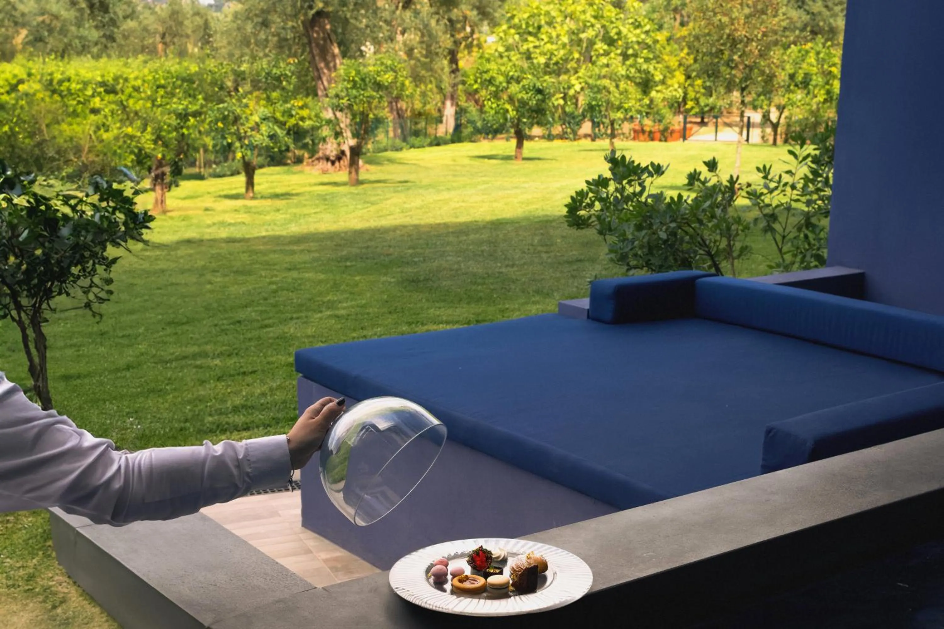 Patio in Hilton Sorrento Palace