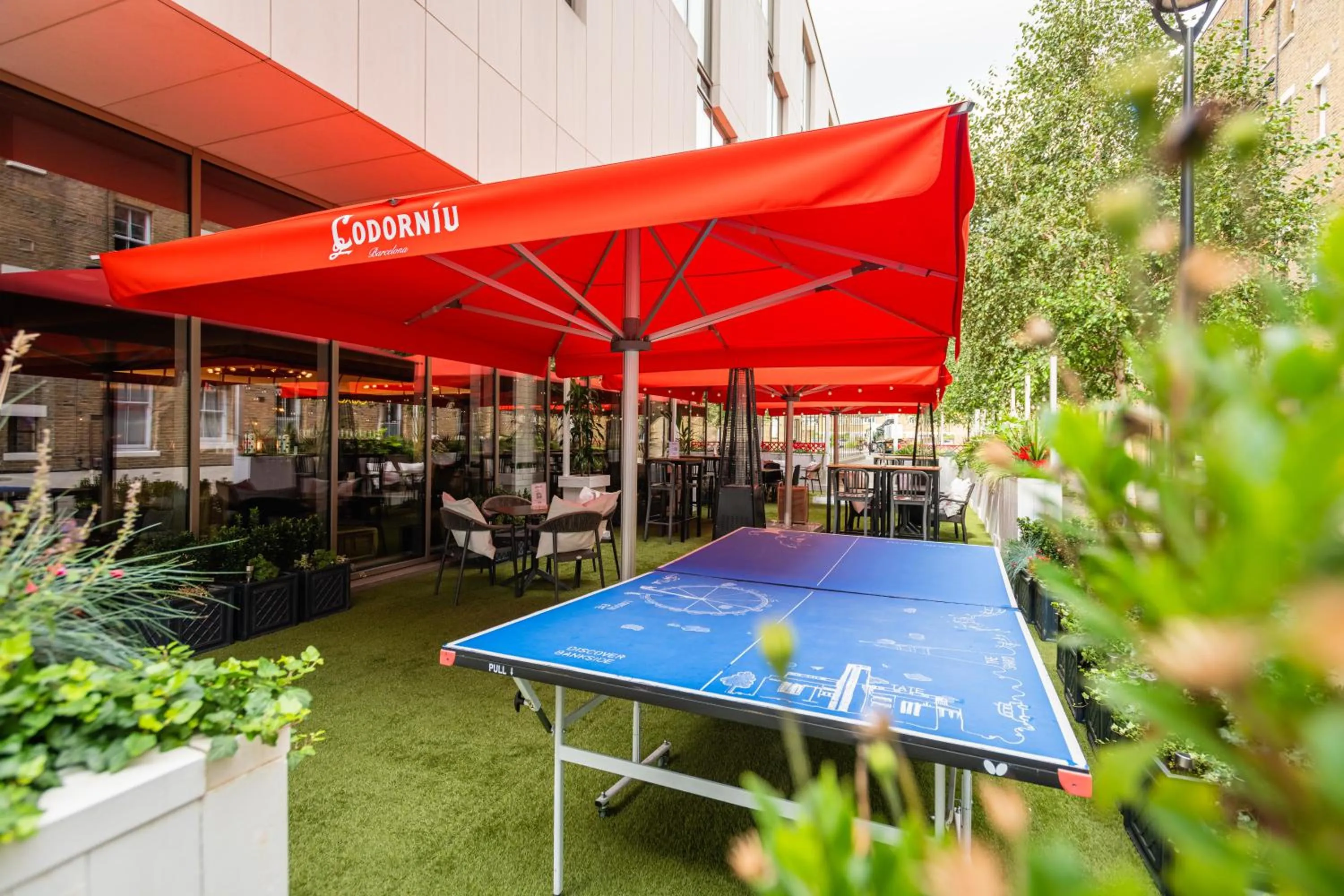Table tennis in Hilton London Bankside