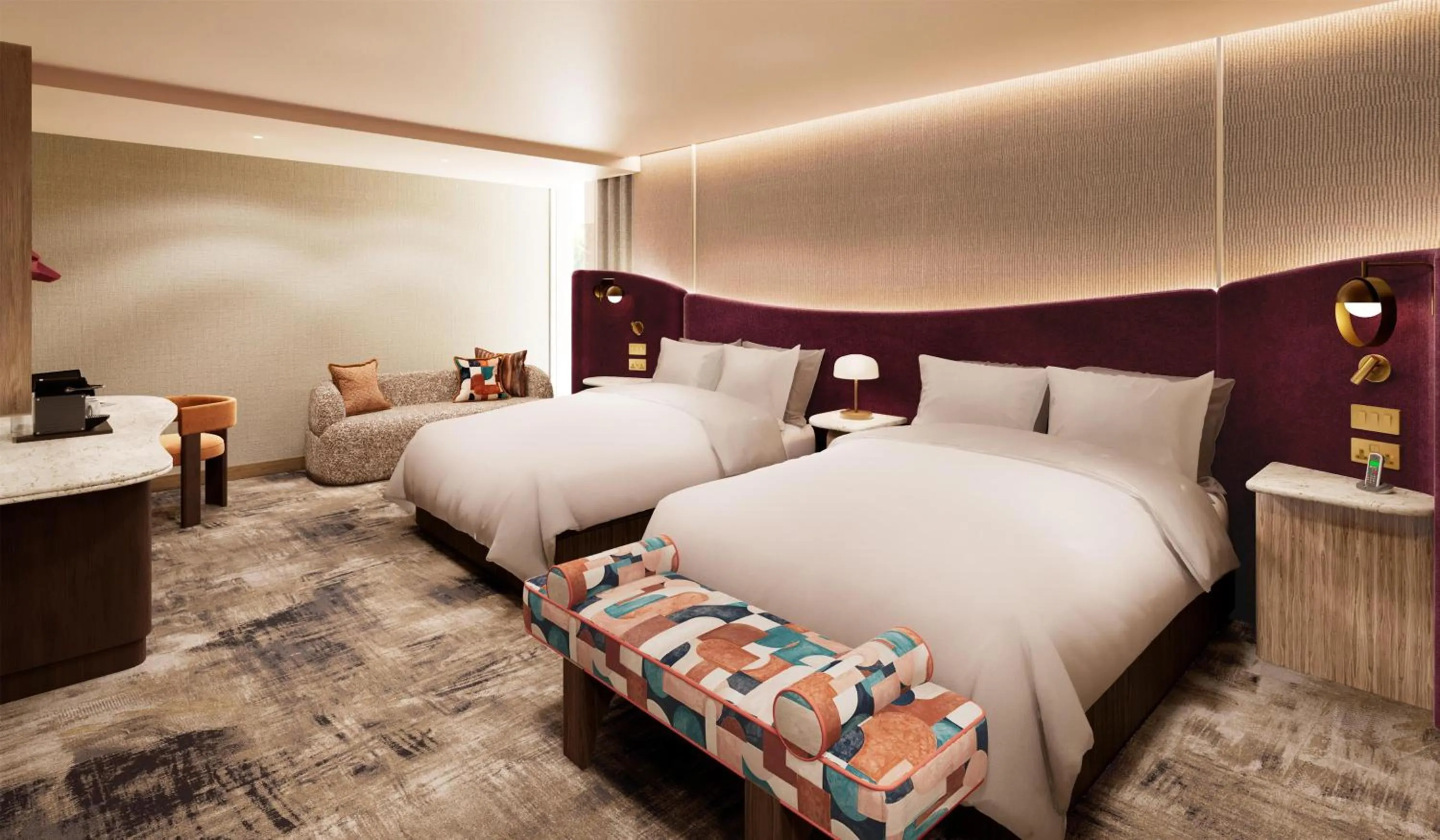 Bed in Hilton London Bankside