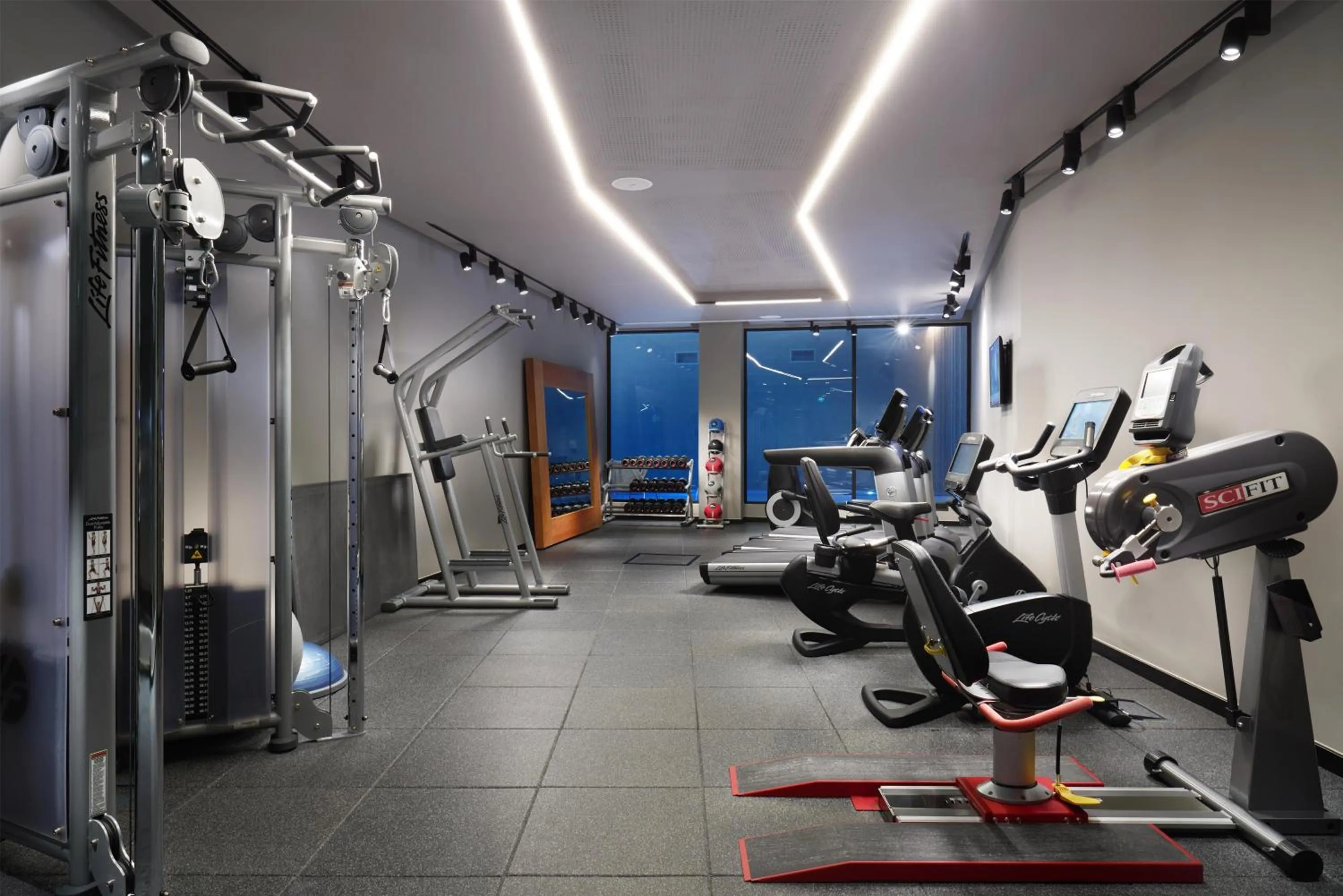 Fitness centre/facilities in Hilton London Bankside