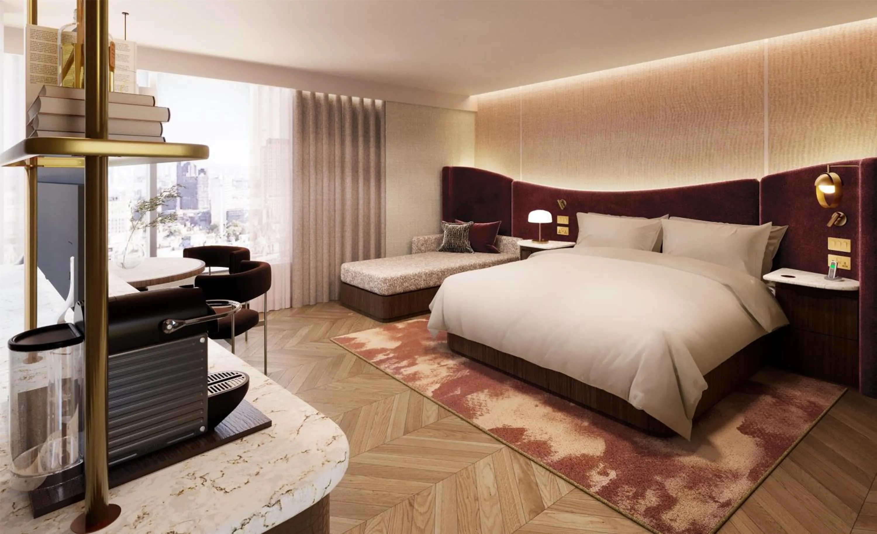 Bed in Hilton London Bankside