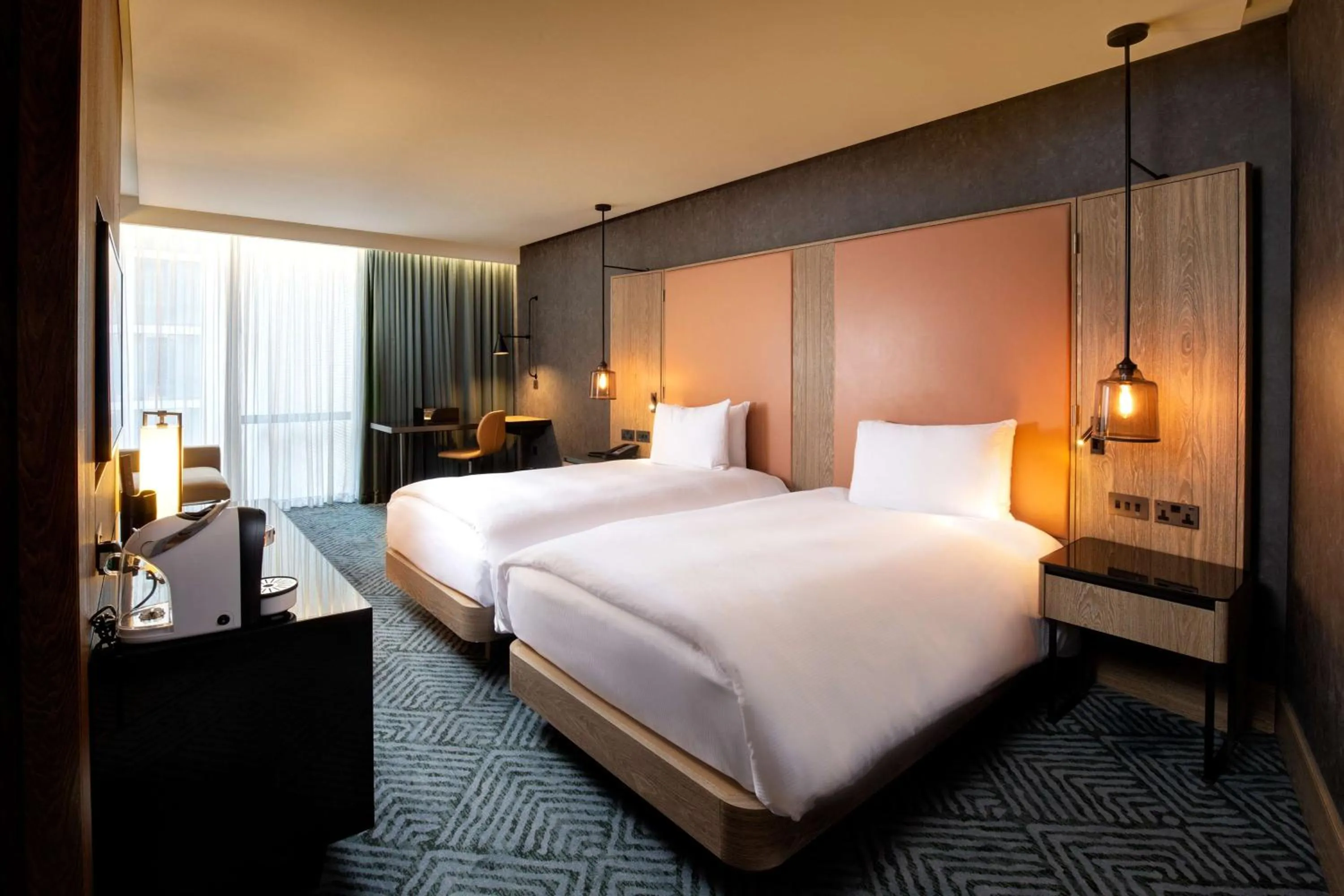 Bedroom, Bed in Hilton London Bankside