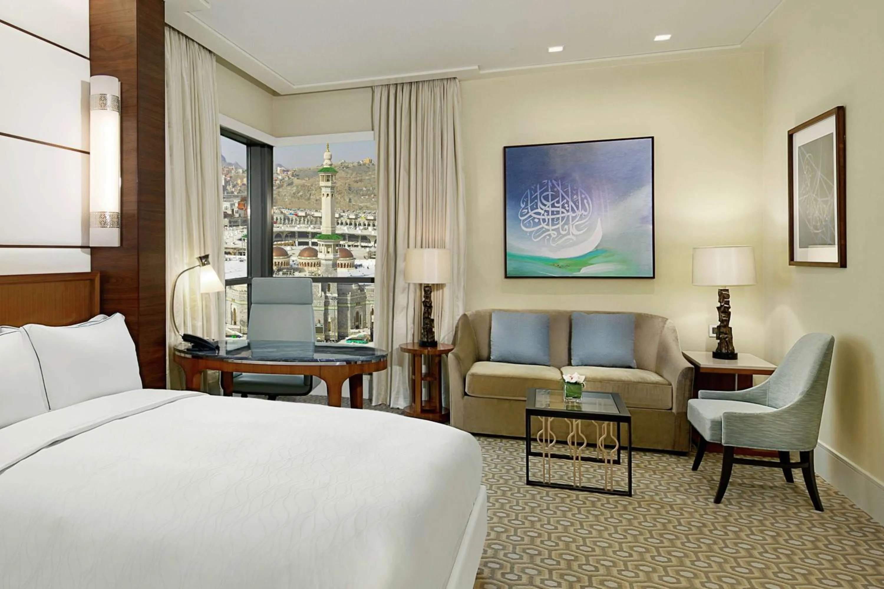 Bedroom, Bed in Conrad Jabal Omar Makkah