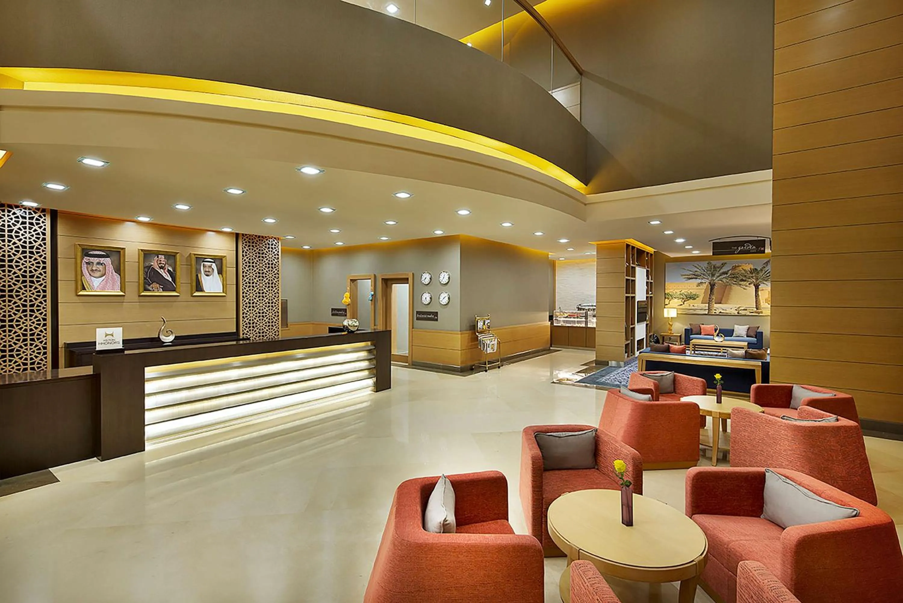 Lobby or reception in Hilton Garden Inn Tabuk