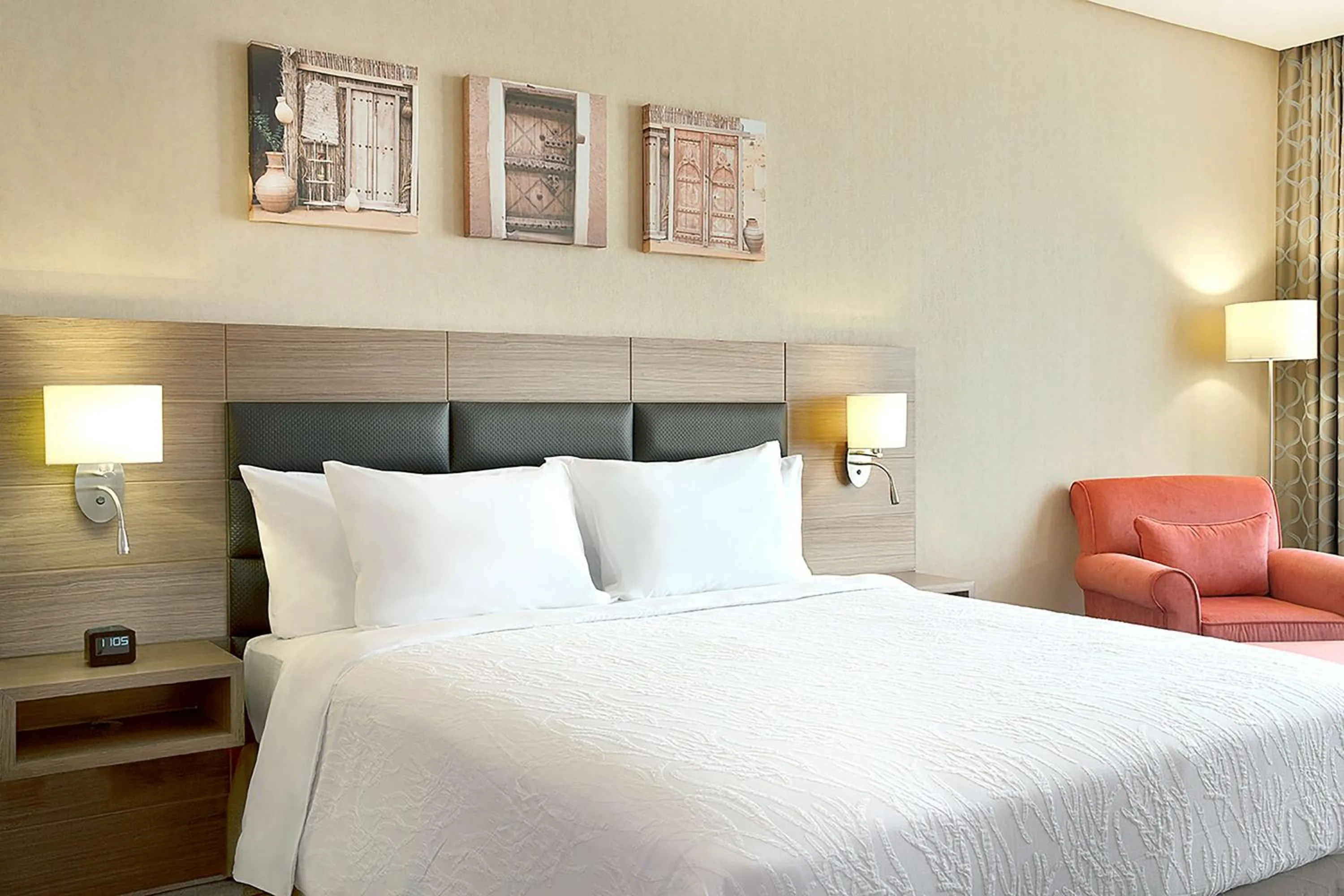 Bed in Hilton Garden Inn Tabuk