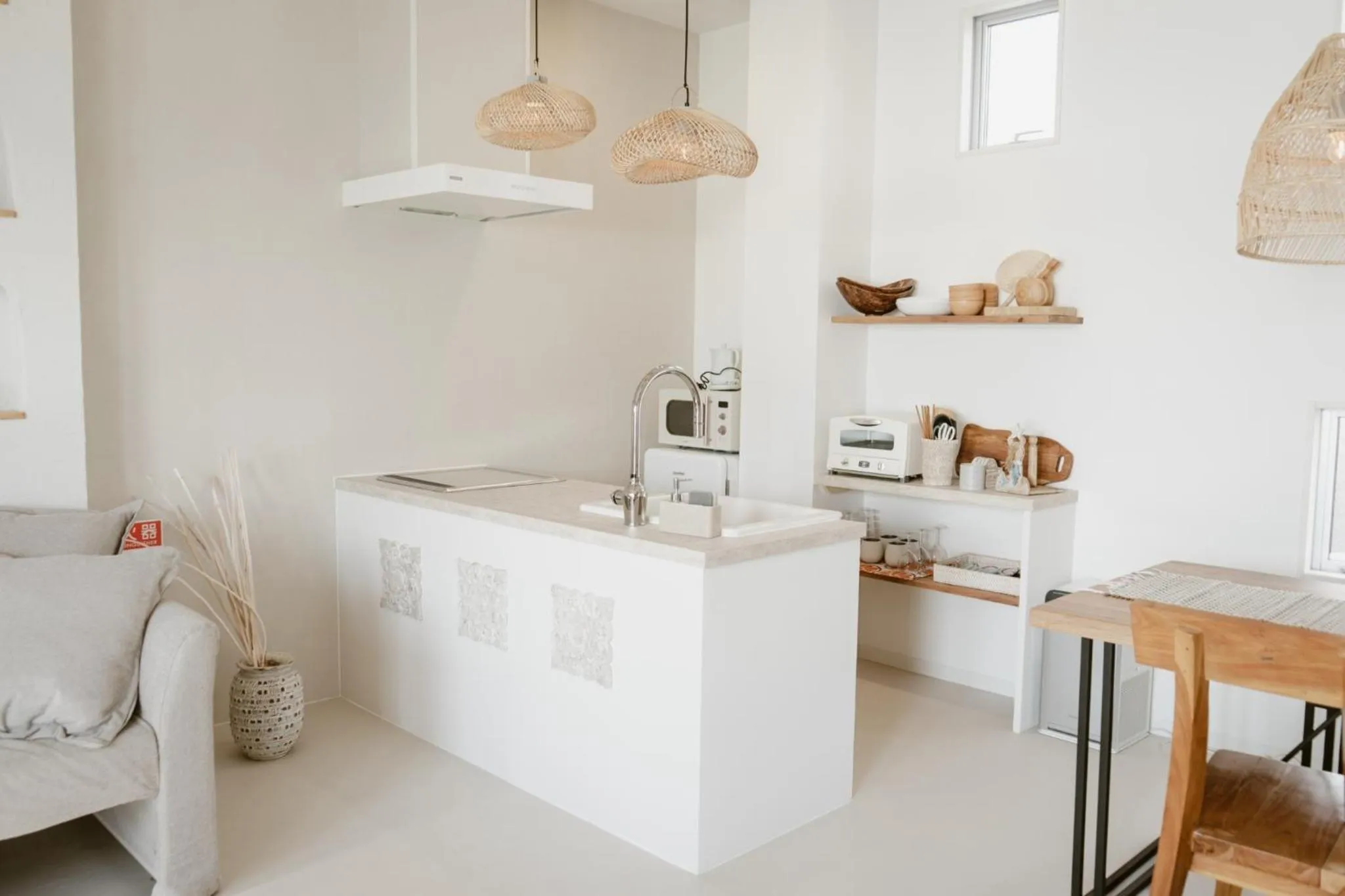 Kitchen or kitchenette in BeachHouse Geragera