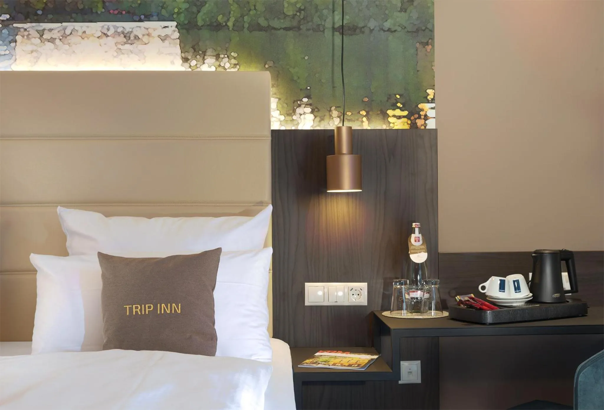 Bed in Trip Inn Hotel Frankfurt-Offenbach