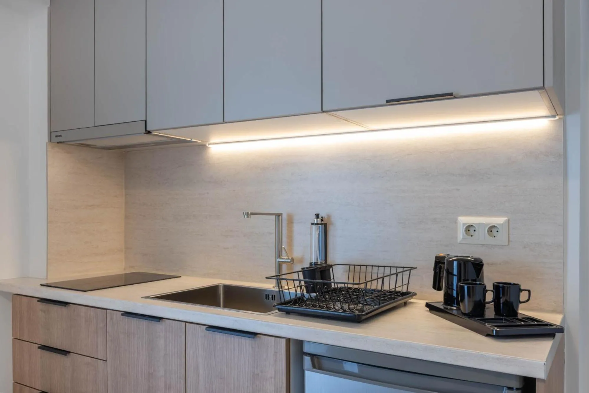 Kitchen or kitchenette in Sokio Attiki Hotel, BW Premier Collection