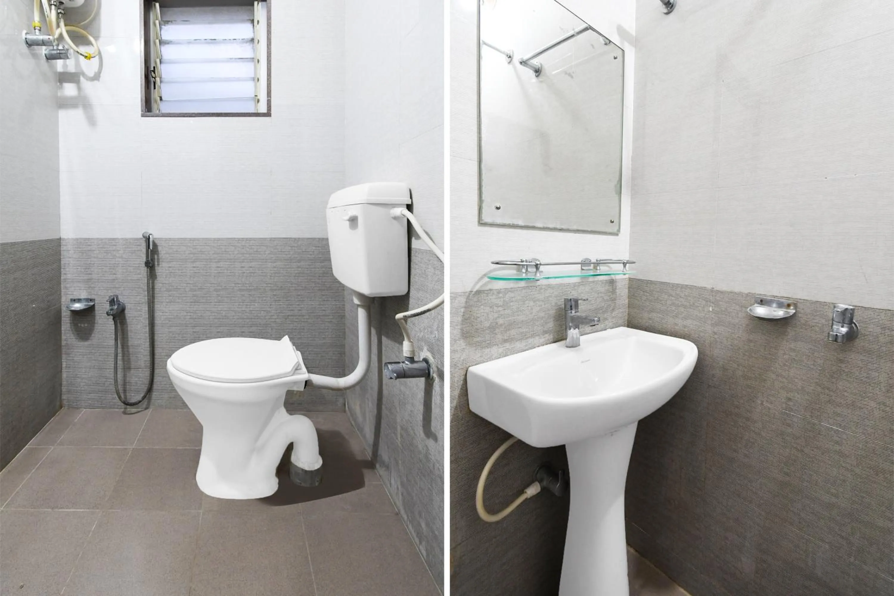 Bathroom in Collection O Indira Park Road Bhubaneswar