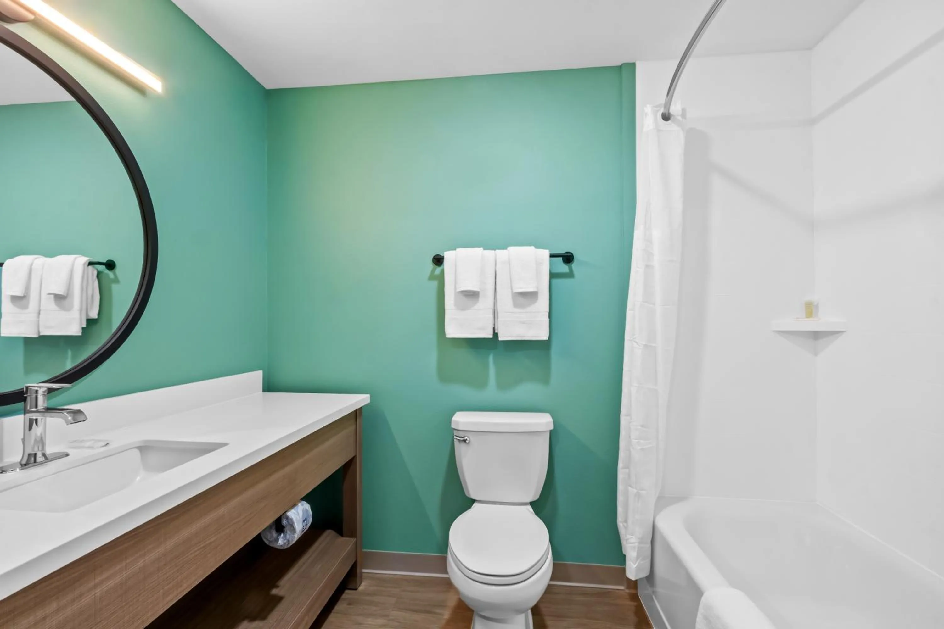Bathroom in ECHO Suites Extended Stay by Wyndham Phoenix-Peoria/Glendale