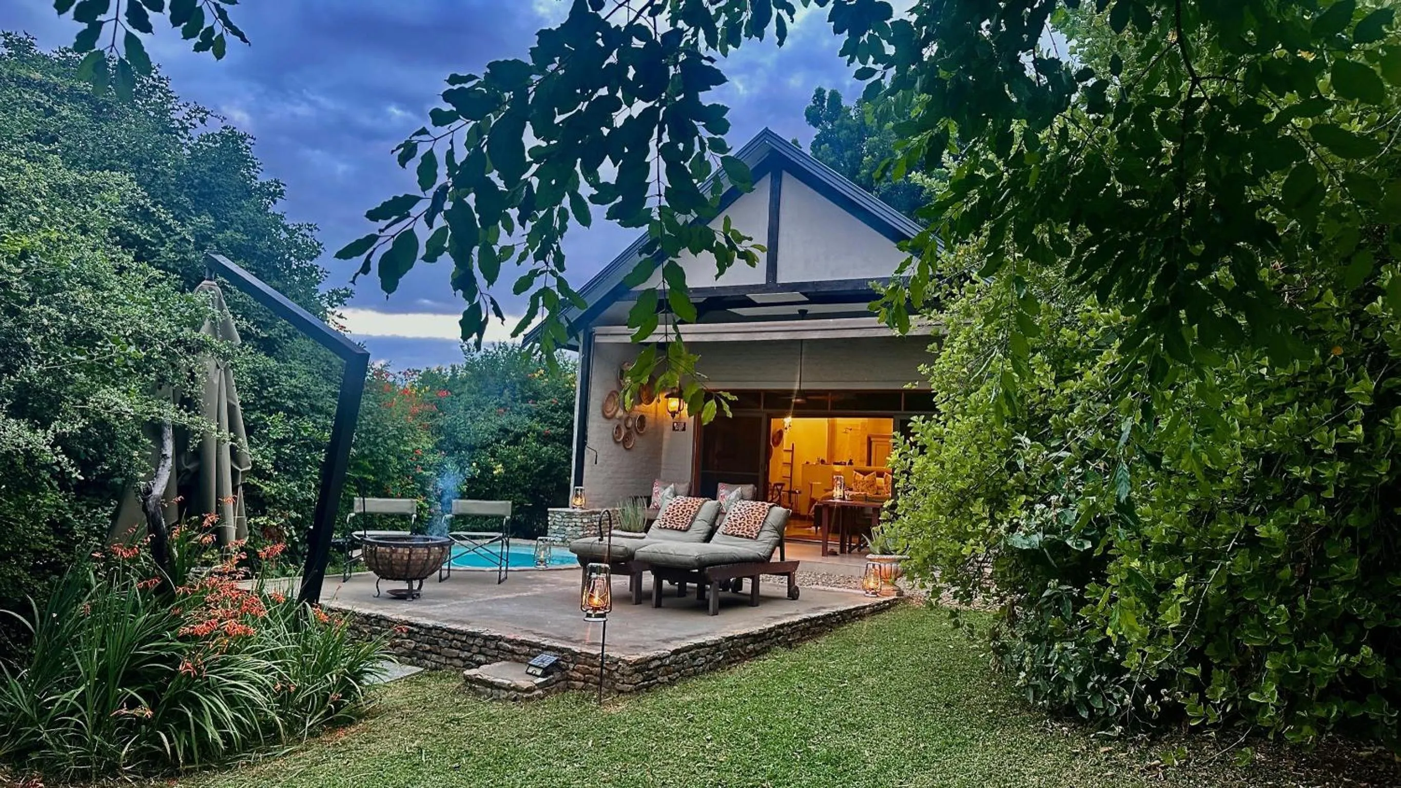 Patio in Kambaku River Lodge